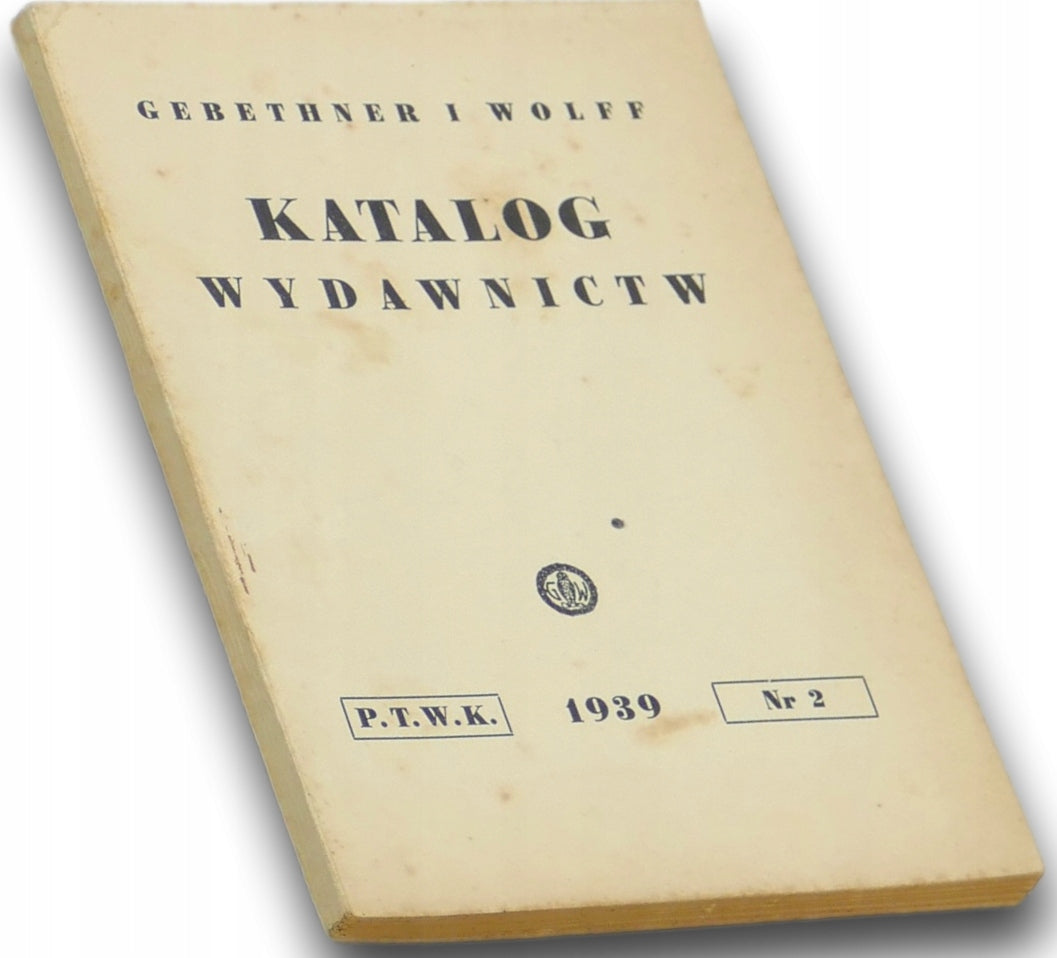 Katalog wydawnictw. Gebethner i Wolff [1939 r.]