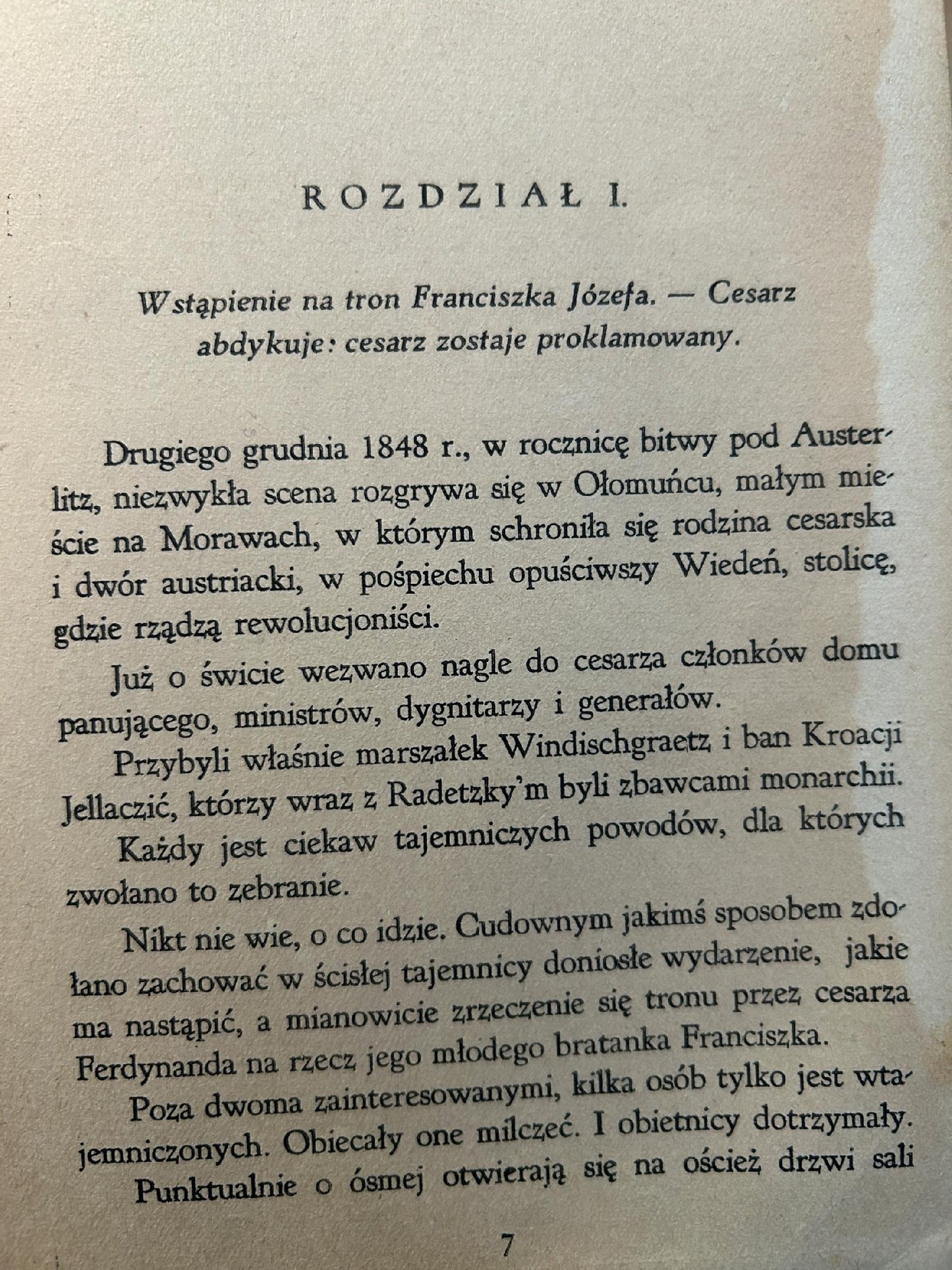 Franciszek Józef. Zmierzch cesarstwa - R. Recouly [wydanie przedwojenne]