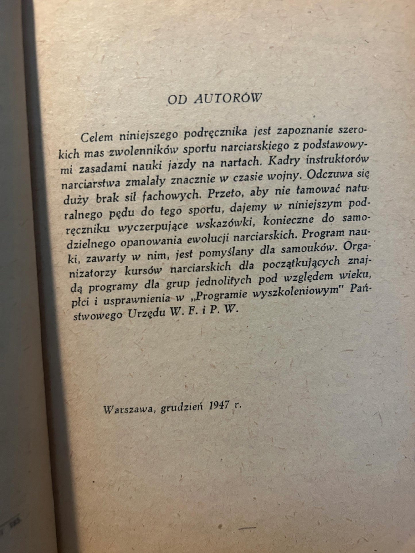 Narciarstwo dla wszystkich - Z. Bielczyk, W. Drużbiak [1947 r.]