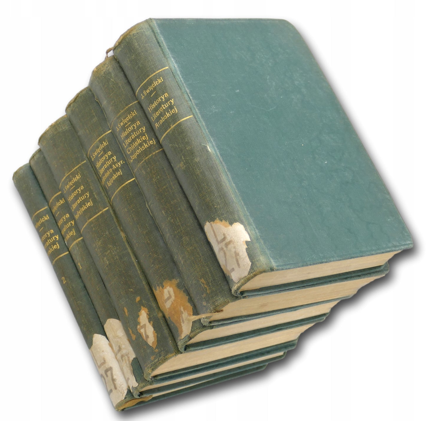 Historya literatury powszechnej, J. Święcicki, t. I-V w 6 woluminach [1901]