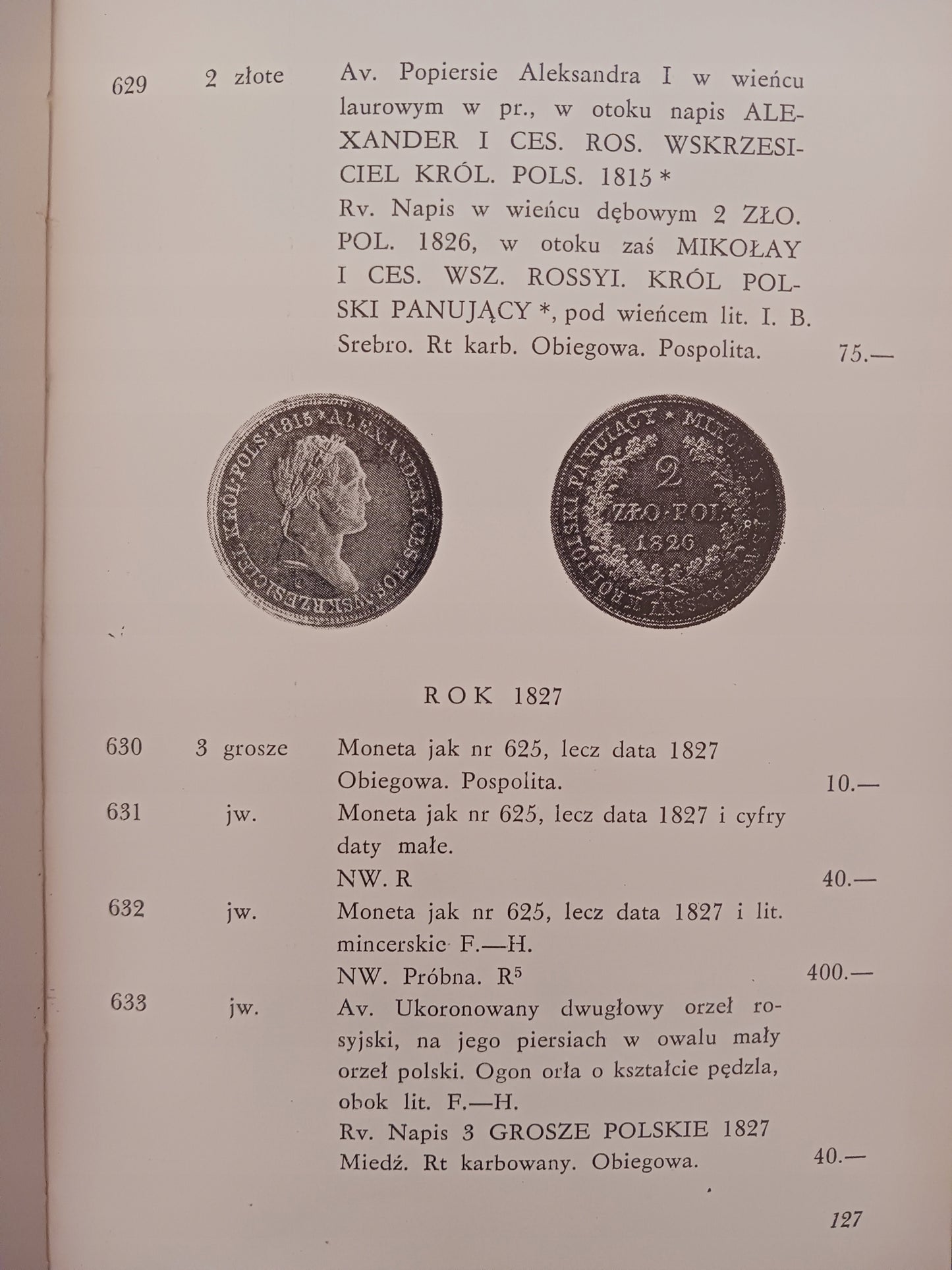Katalog monet polskich 1765-1864 Tadeusz Jabłoński, Władysław Terlecki