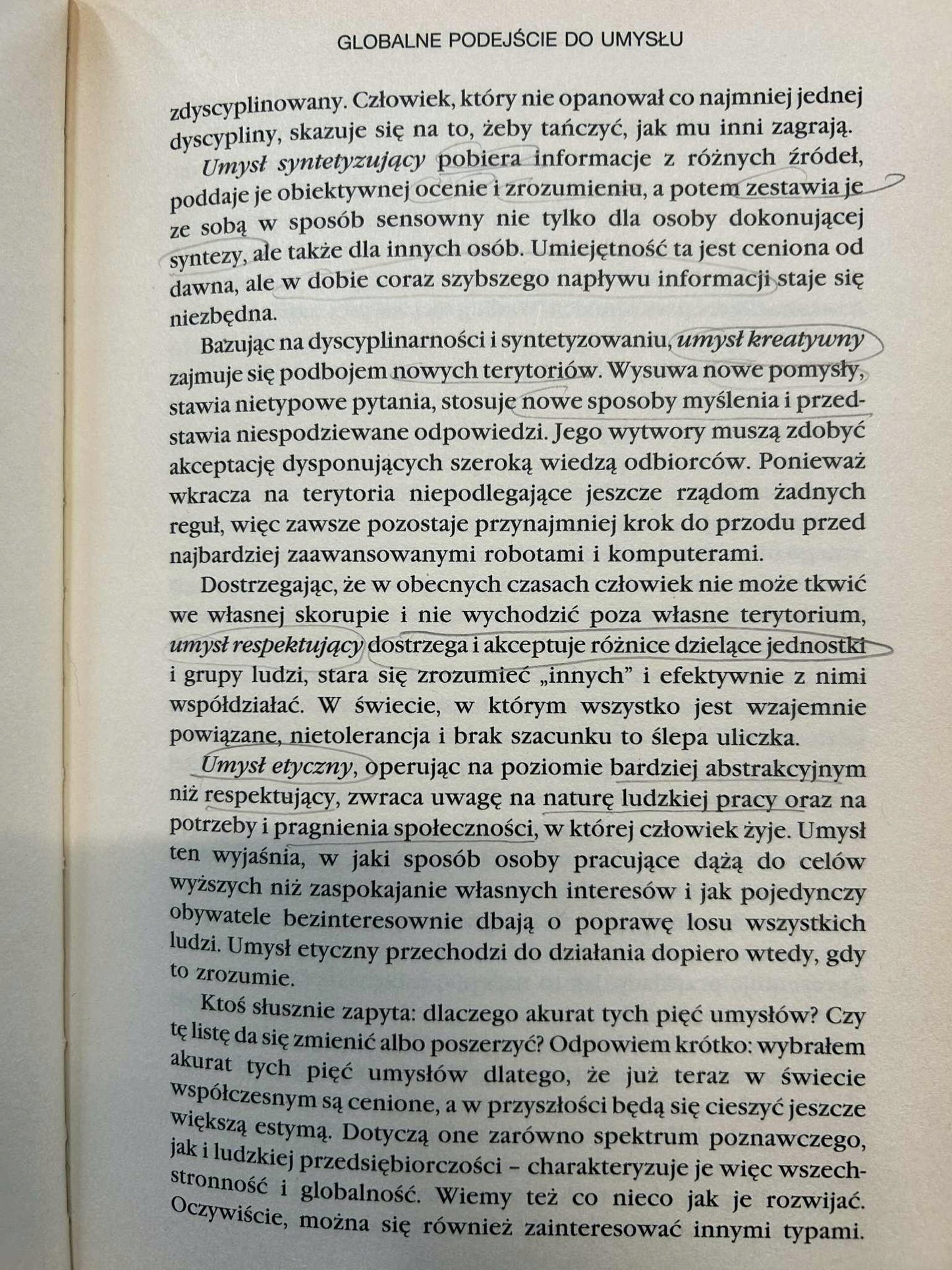 Pięć umysłów przyszłości - Howard Gardner