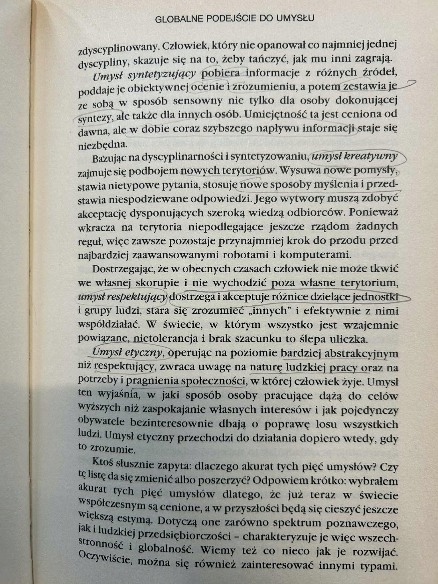 Pięć umysłów przyszłości - Howard Gardner