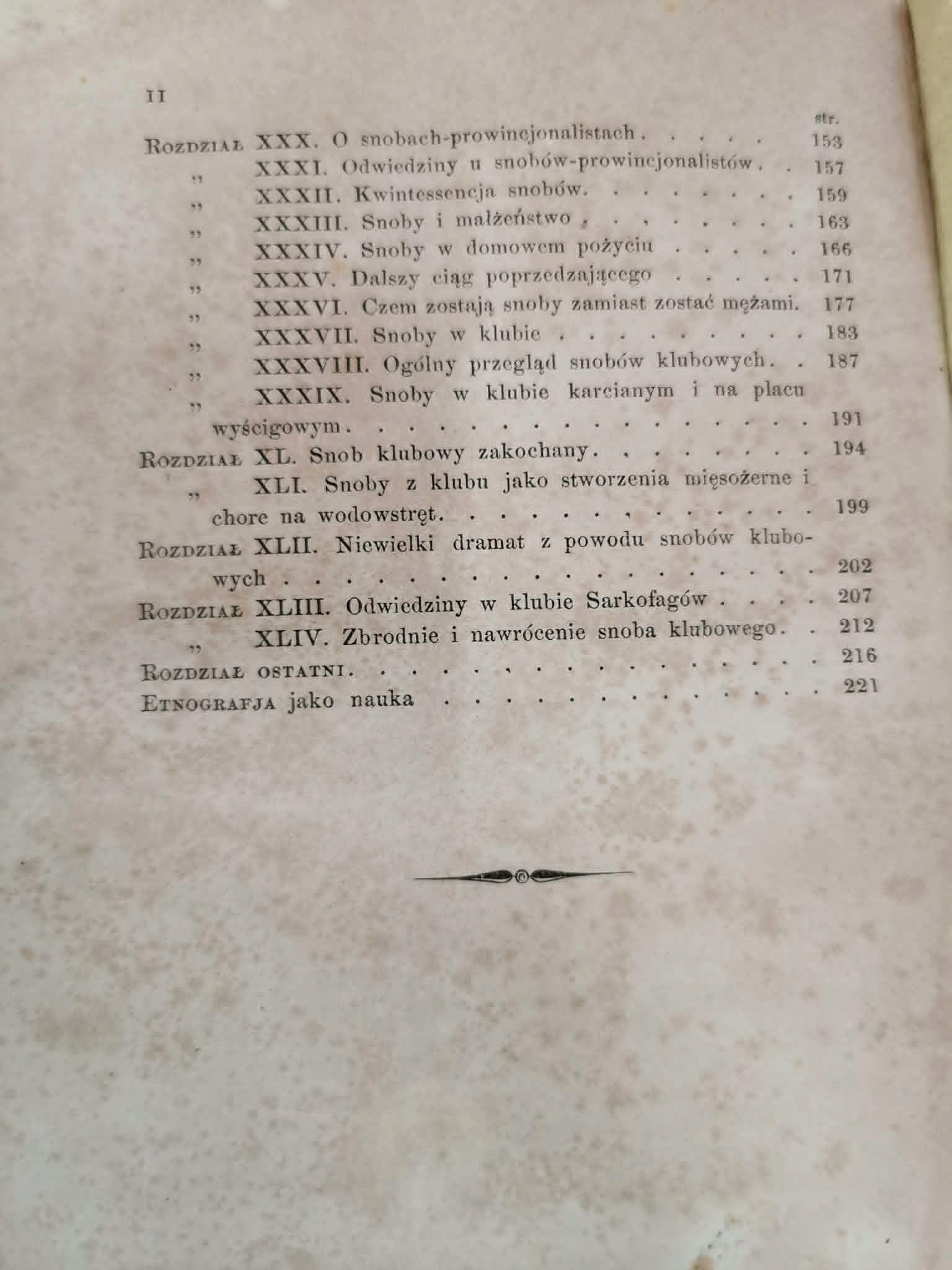 Snoby. Utwór humorystyczny W. M. Thackeray'a [1860]
