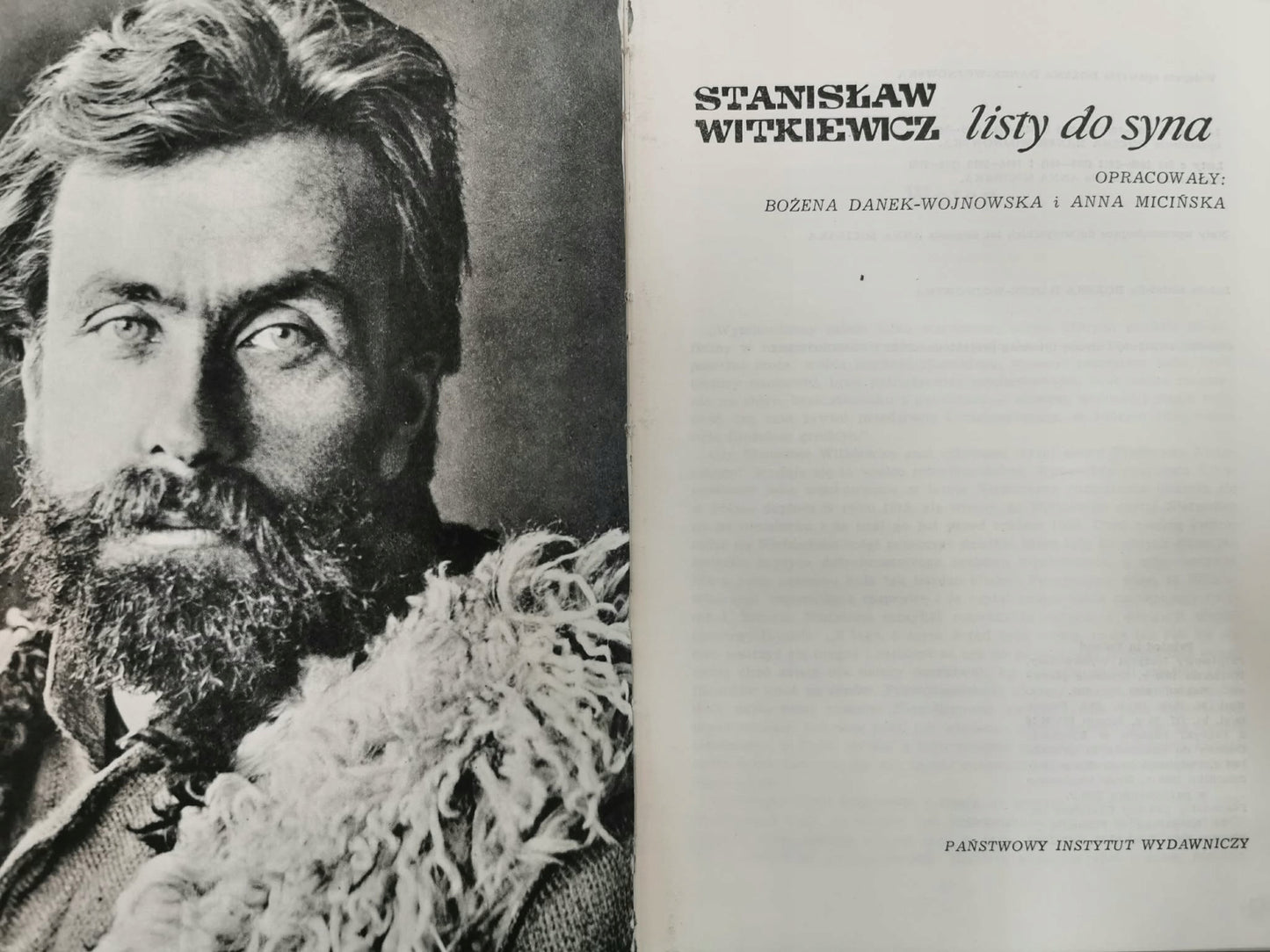 Listy do syna, Stanisław Witkiewicz