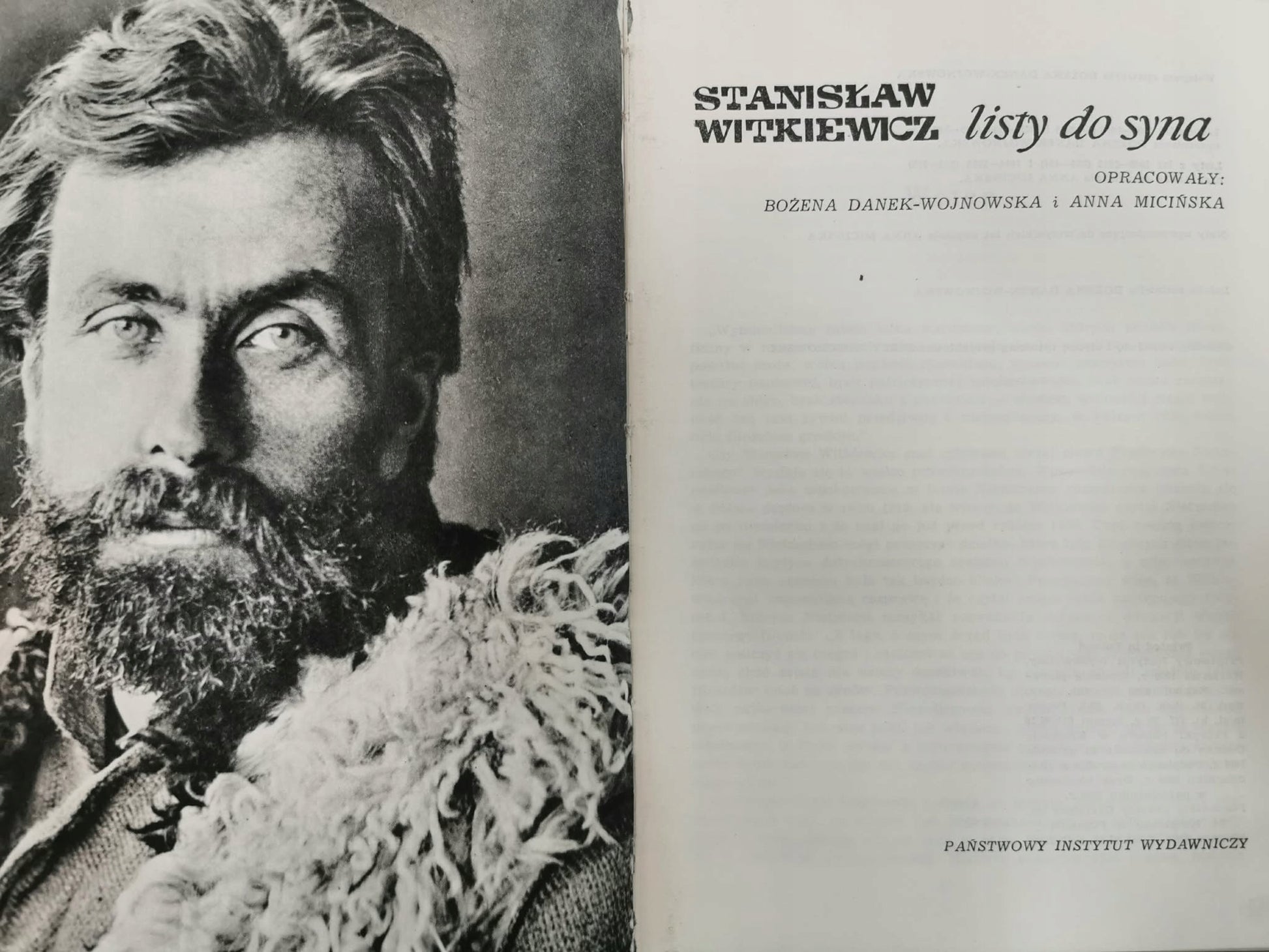 Listy do syna, Stanisław Witkiewicz