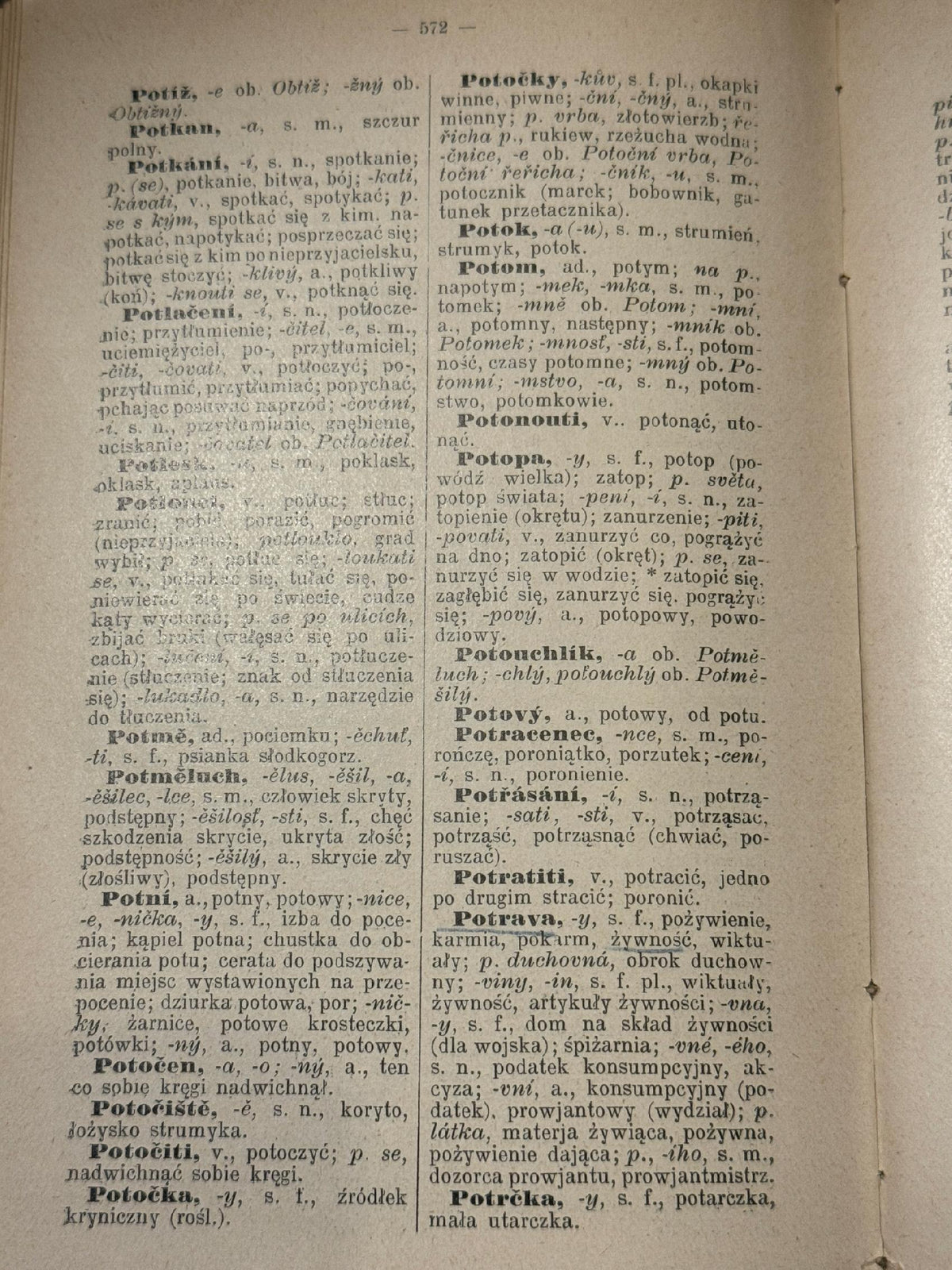 Słownik czesko-polski kieszonkowy Kapesni Slovnik [1902 r.]