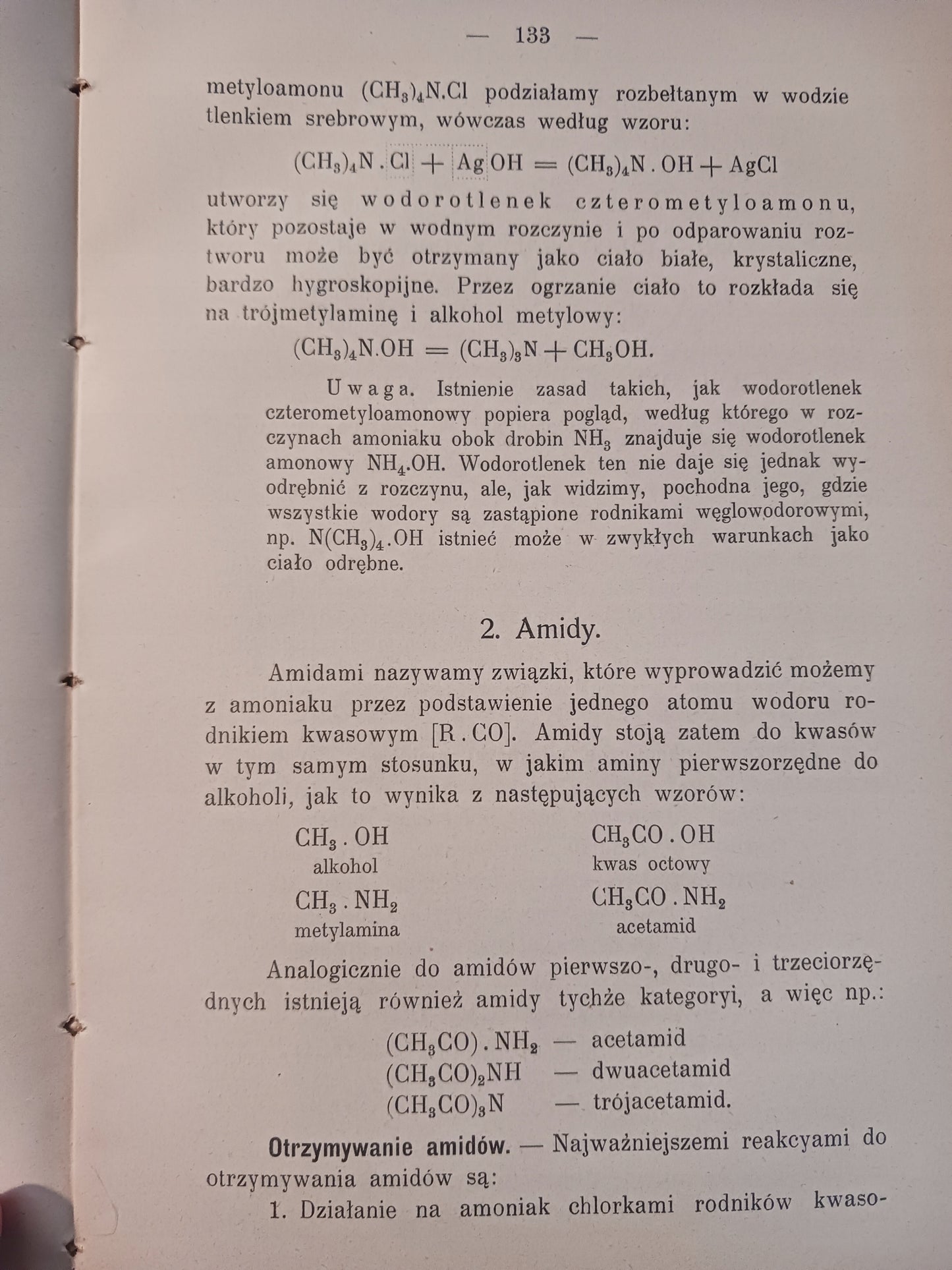 Chemia organiczna L. Bruner, S. Tołłoczko [wydanie z roku 1915]