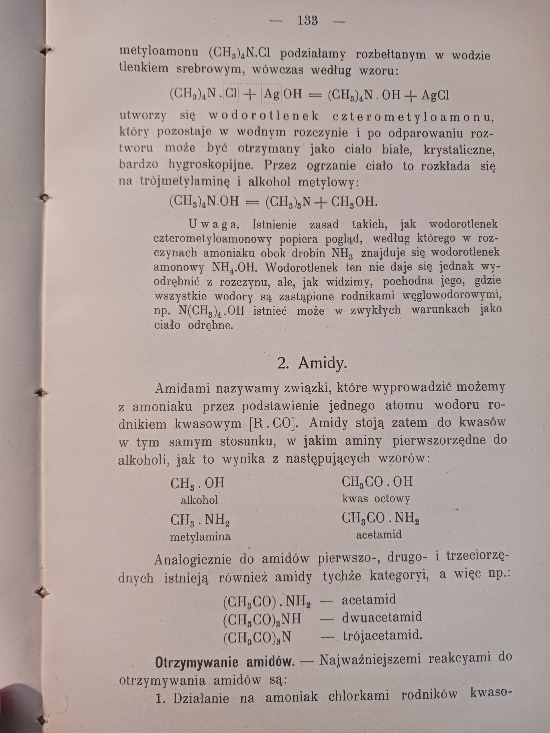 Chemia organiczna L. Bruner, S. Tołłoczko [wydanie z roku 1915]