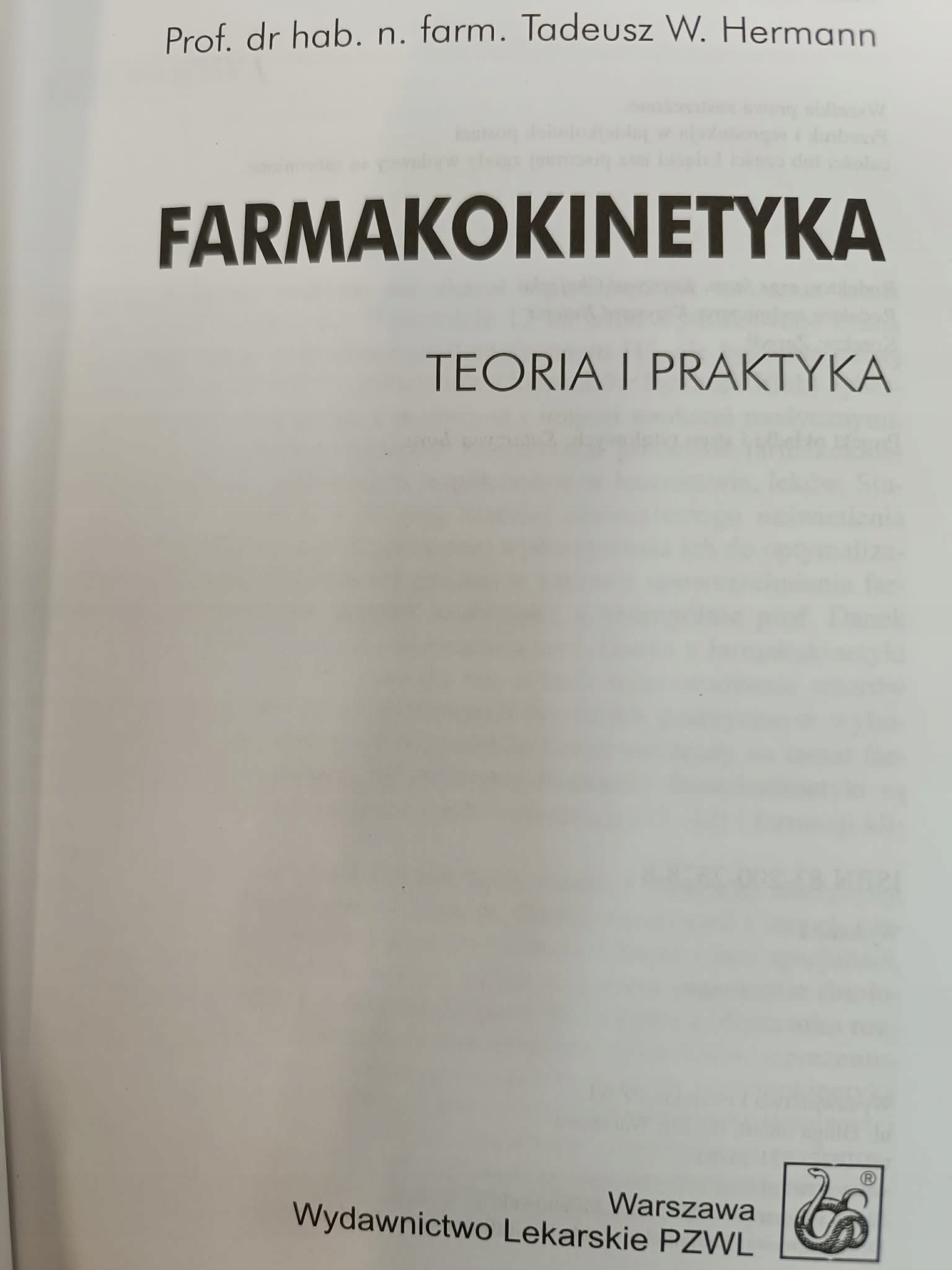 Farmakokinetyka, Tadeusz W. Hermann