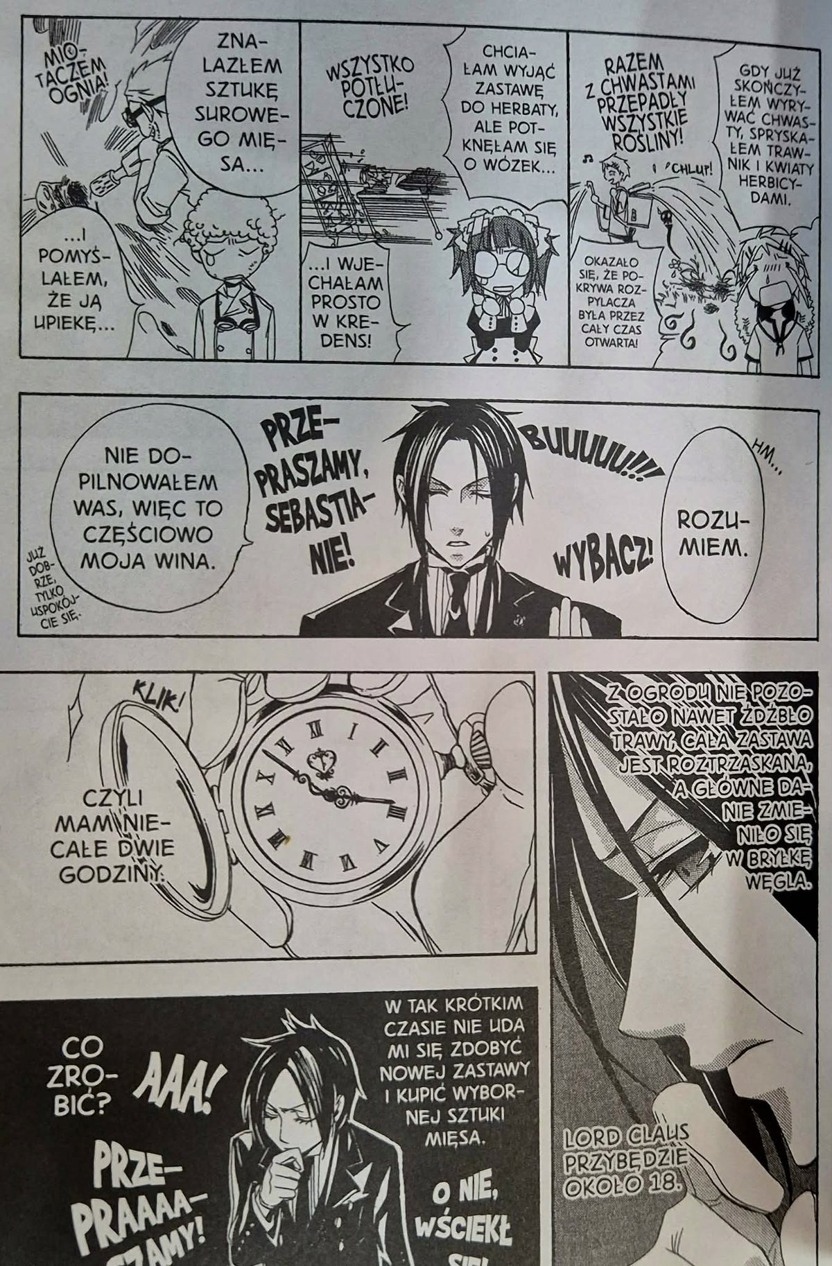 Zestaw 5 tomów mangi Kuroshitsuji (tomy 1-5)