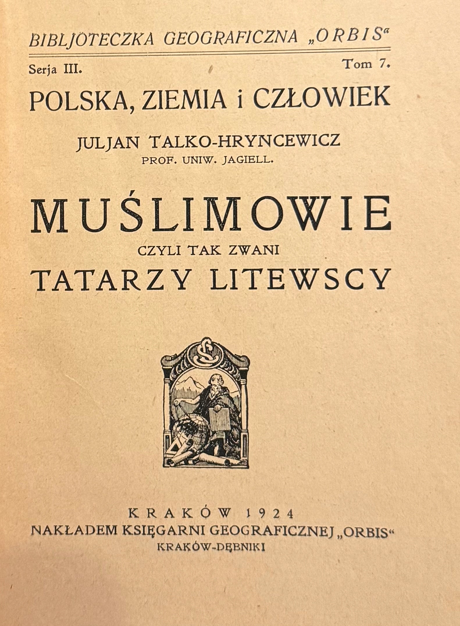 Muślimowie Talko-Hryncewicz Julian [Kraków 1924]