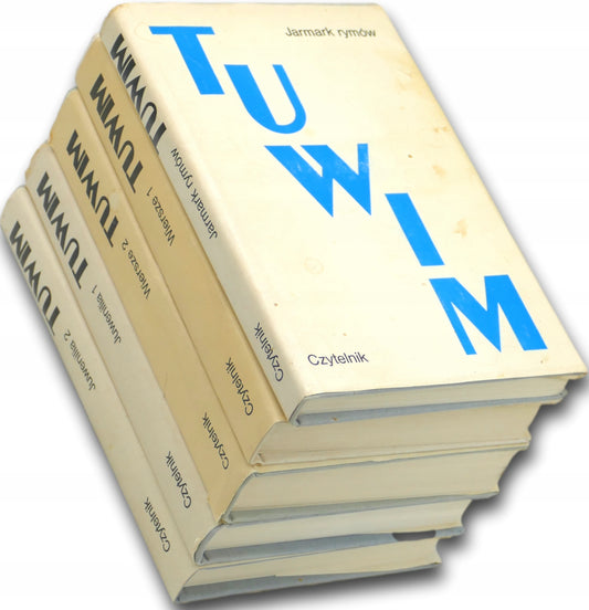 Julian Tuwim x5 Wiersze t. 1 i 2, Juwenalia t. 1 i 2, Jarmark rymów
