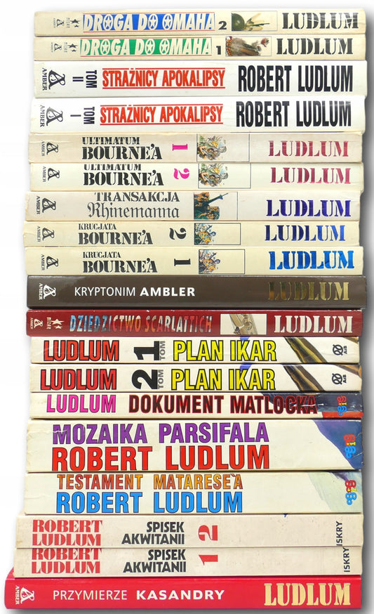Zestaw 19 książek Roberta Ludluma