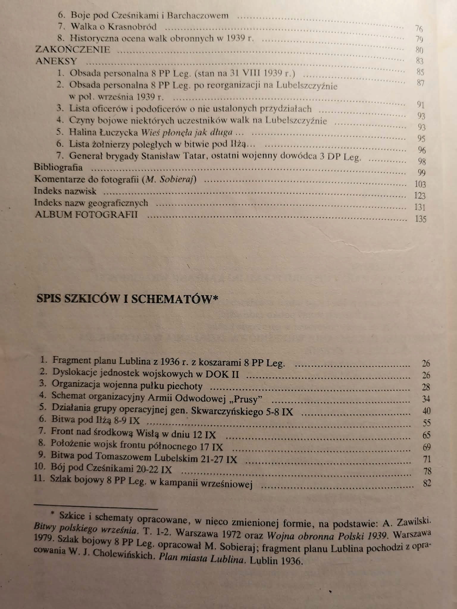 Dzieje bojowe 8 PP leg . H Żelewski