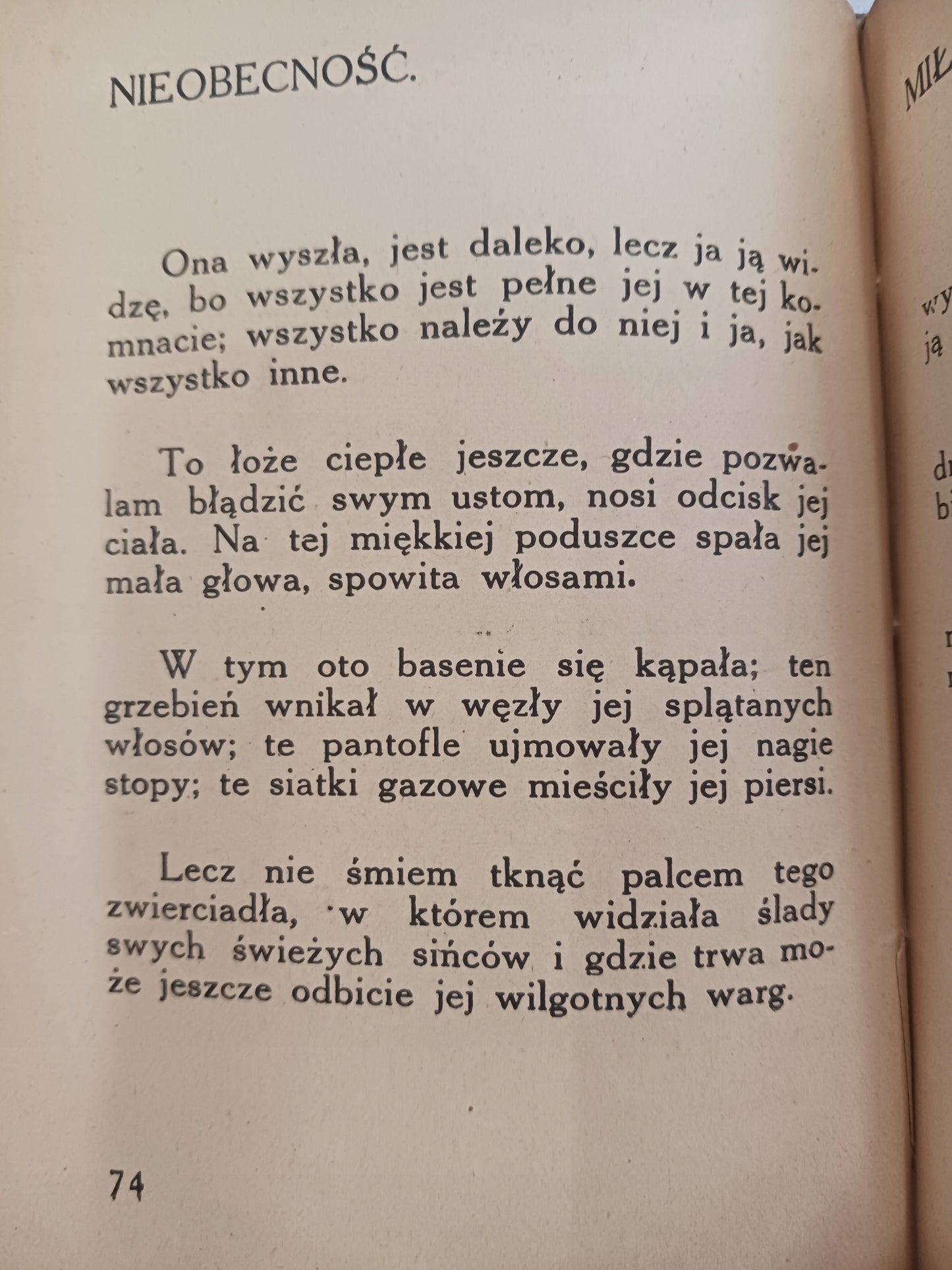 Pieśni Bilitis Piotr Louys przekład Leopold Staff [wydanie z roku 1920]