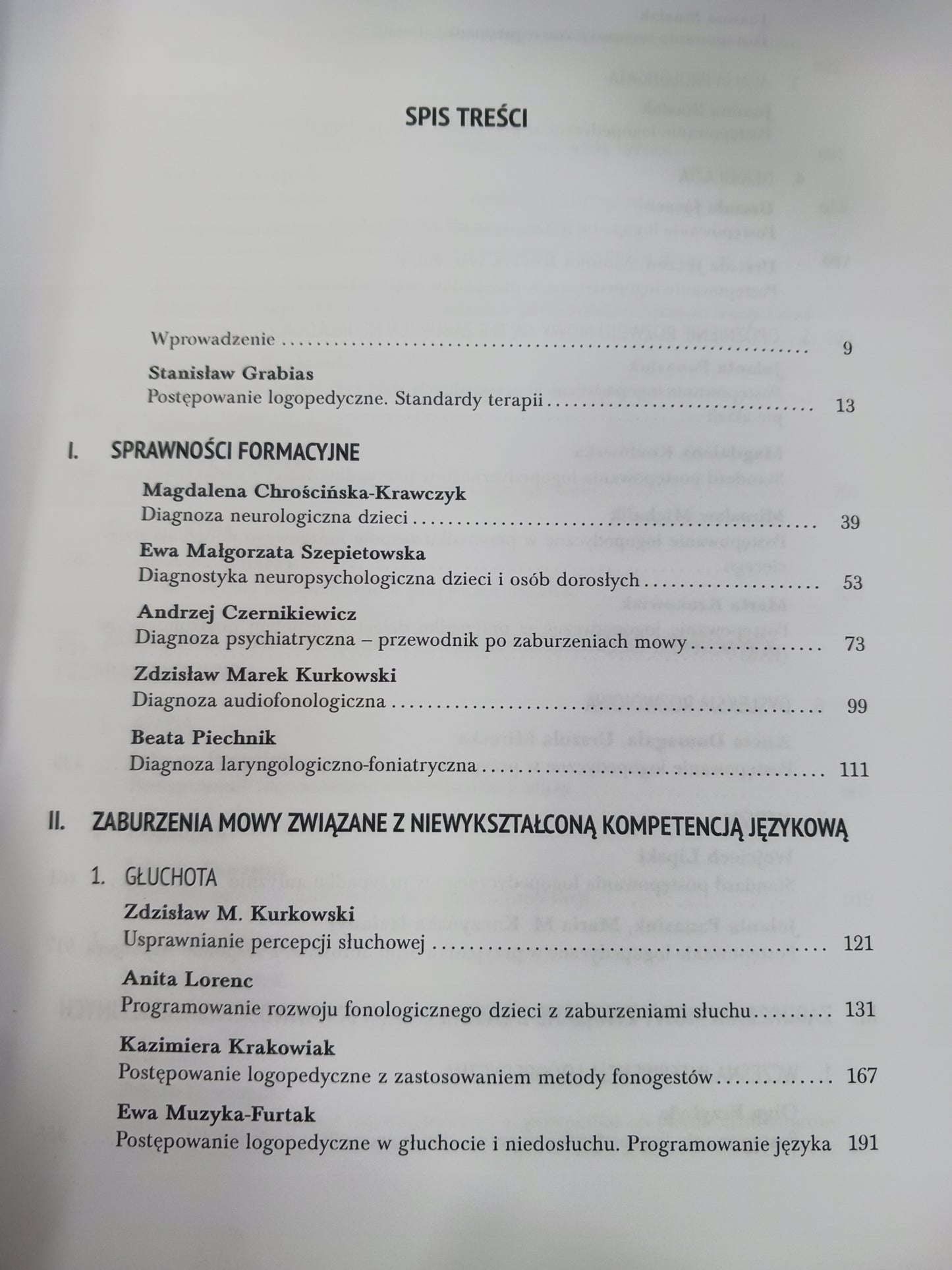 Logopedia. Standardy postępowania logopedycznego Praca zbiorowa