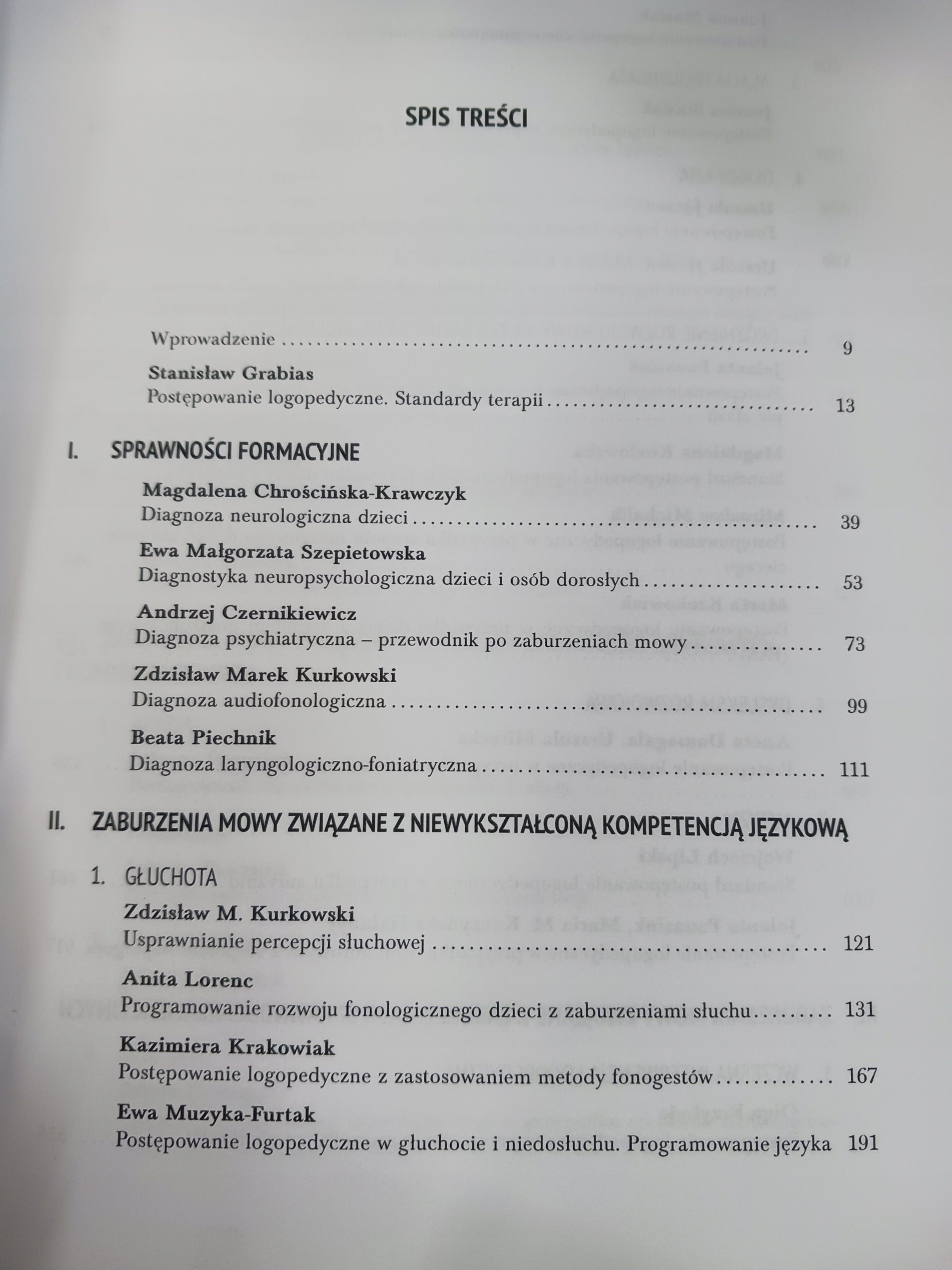 Logopedia. Standardy postępowania logopedycznego Praca zbiorowa