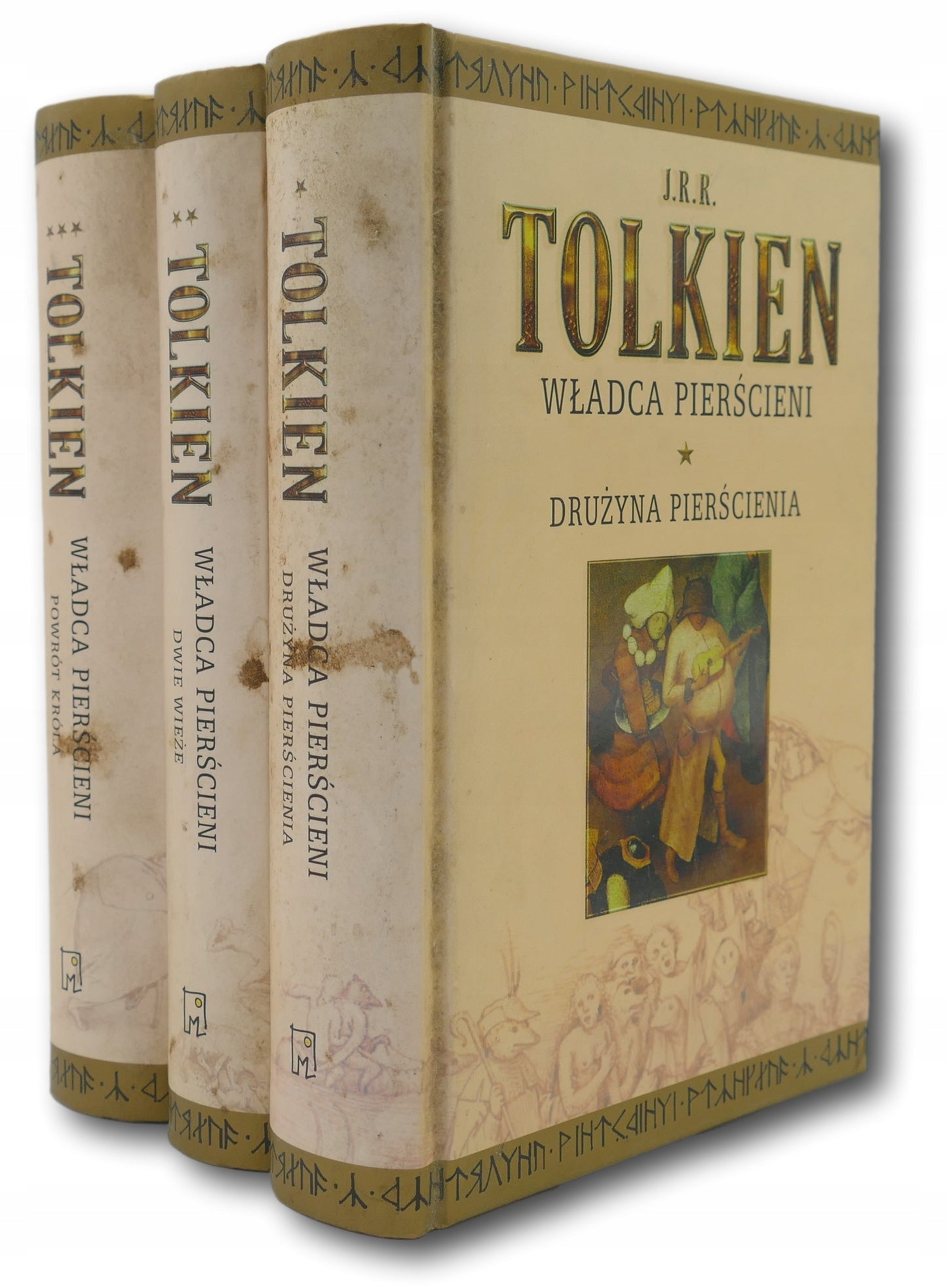Władca pierścieni Tom I, II i III J.R.R. Tolkien [zestaw]