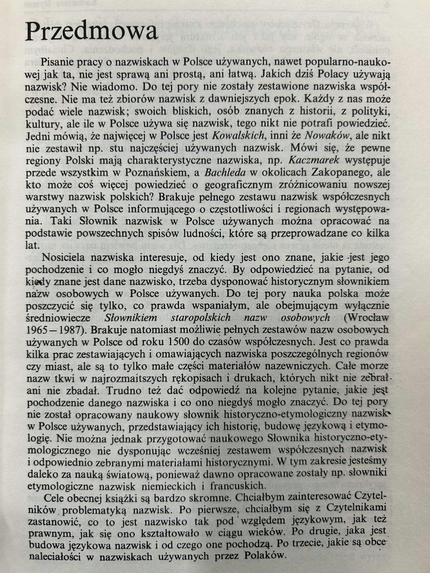 Nazwiska Polaków - Kazimierz Rymut