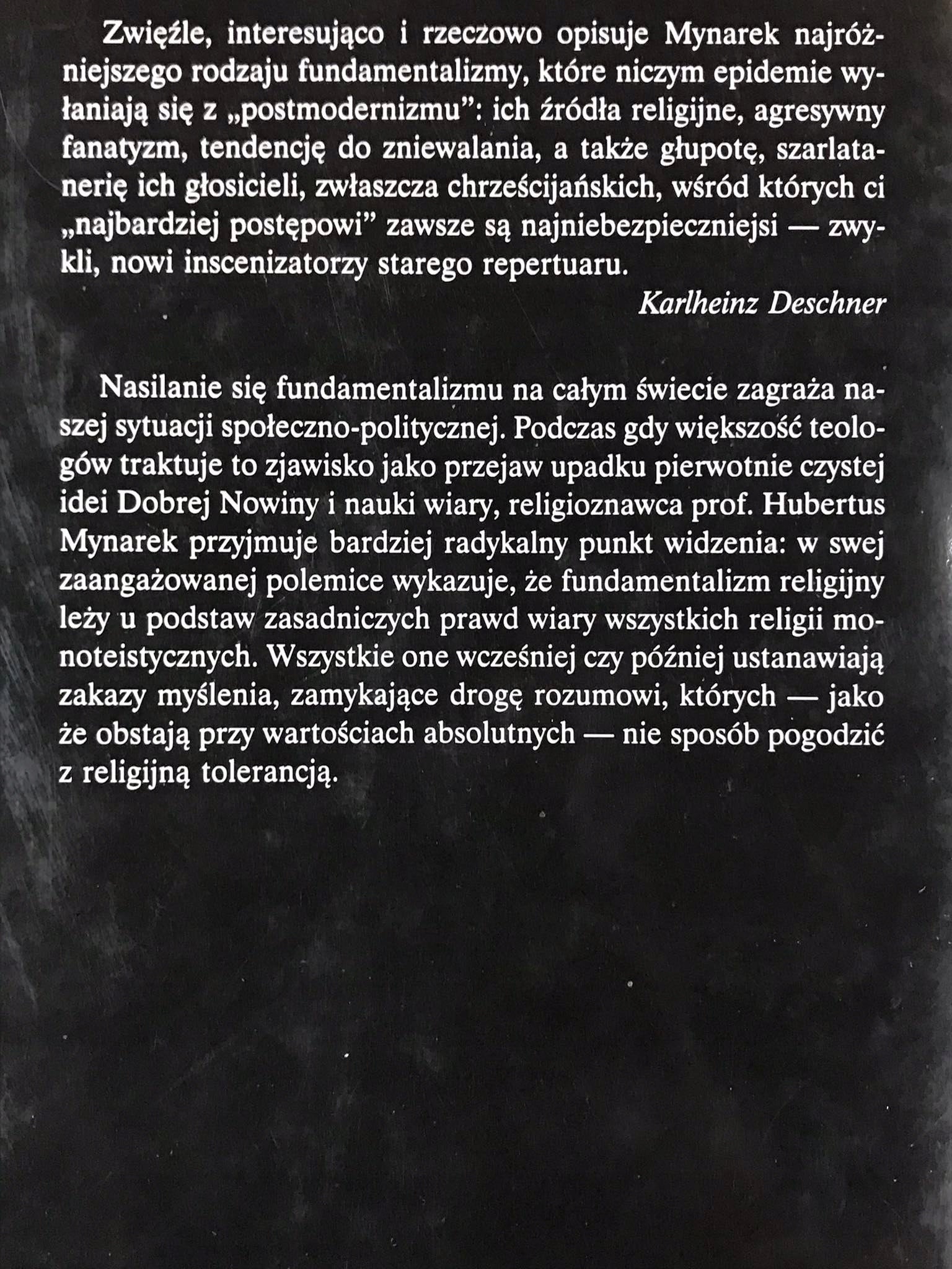 ZAKAZ MYŚLENIA - HUBERTUS MYNAREK