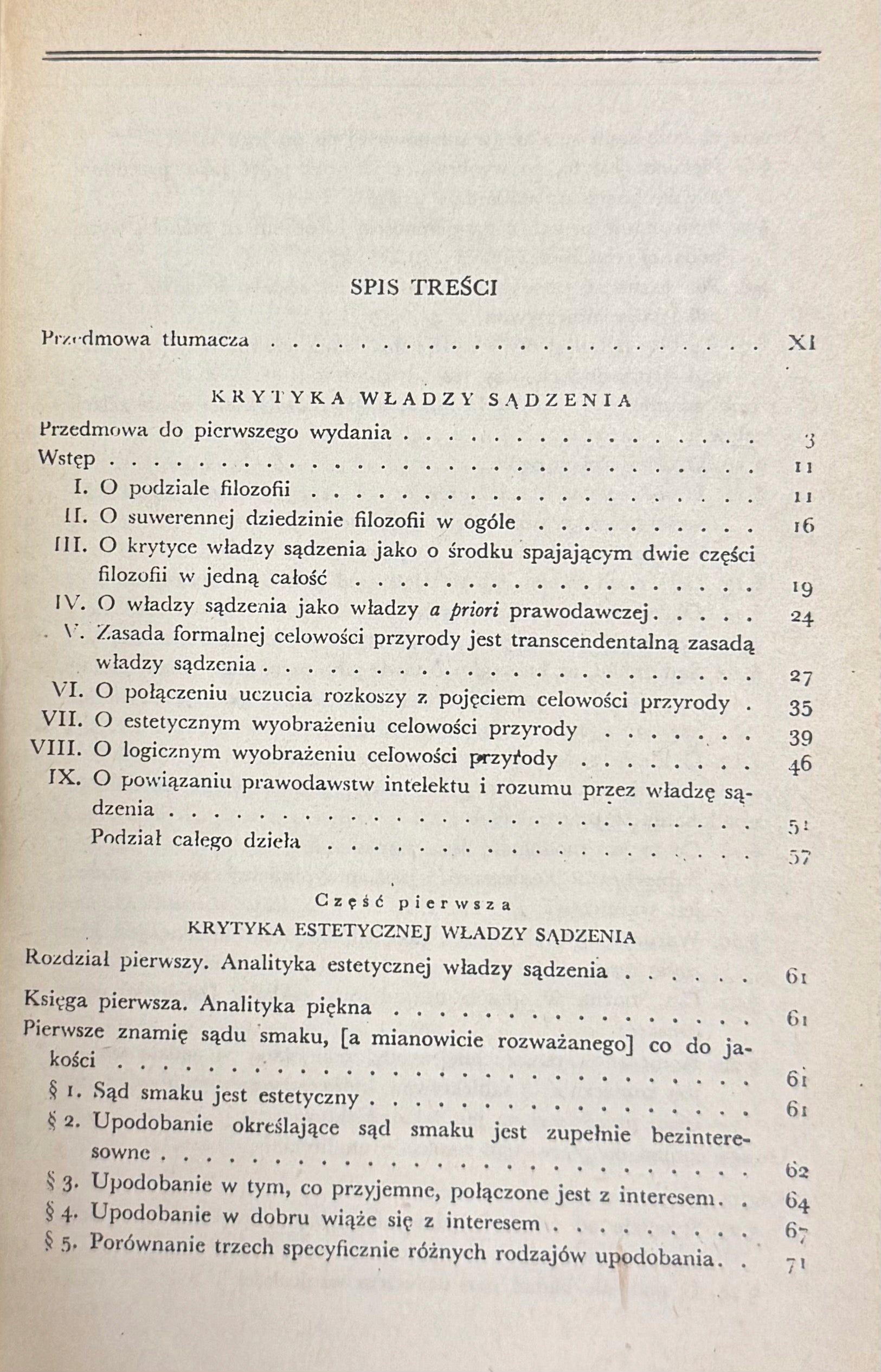 Krytyka władzy sądzenia Immanuel Kant