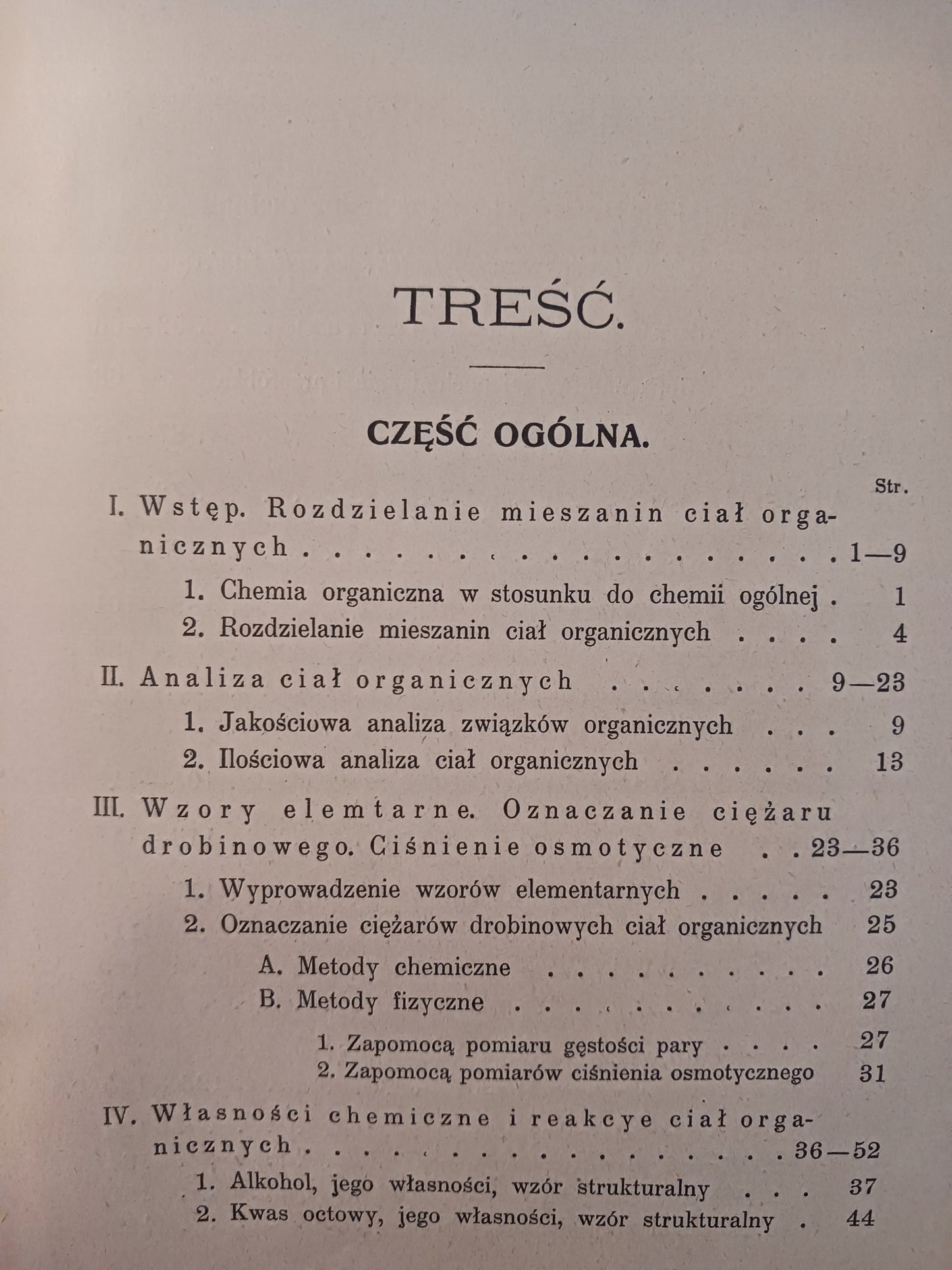 Chemia organiczna L. Bruner, S. Tołłoczko [wydanie z roku 1915]