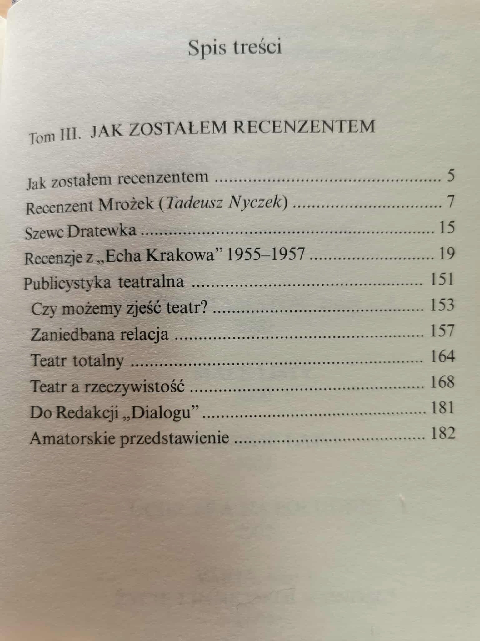 Sławomir Mrożek, Varia t. I-III
