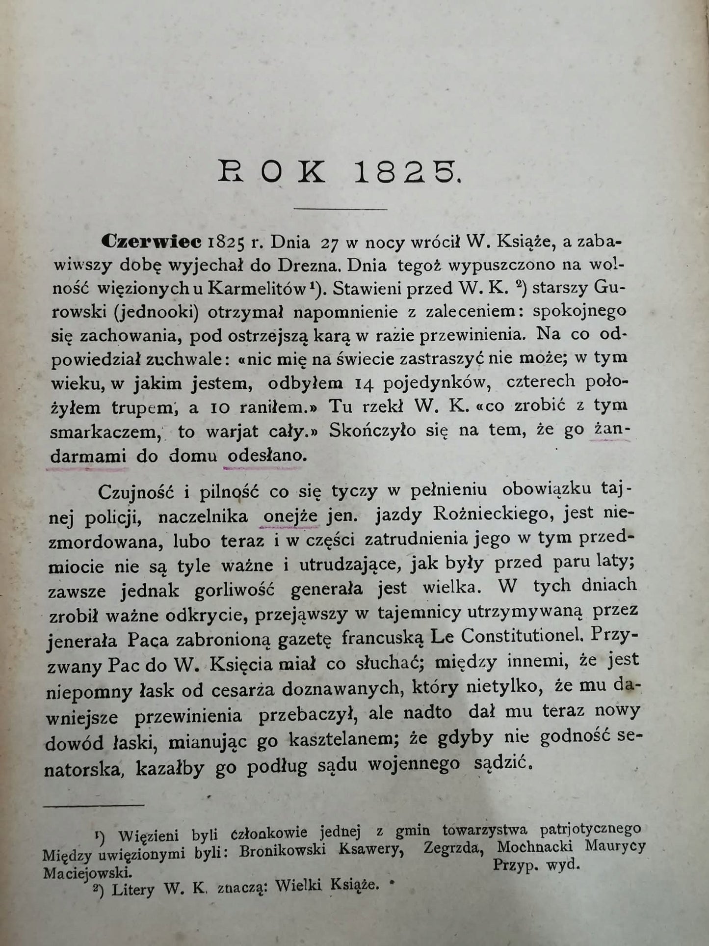Zapiski z lat 1825-1831, T. Lipiński [Kraków 1883]