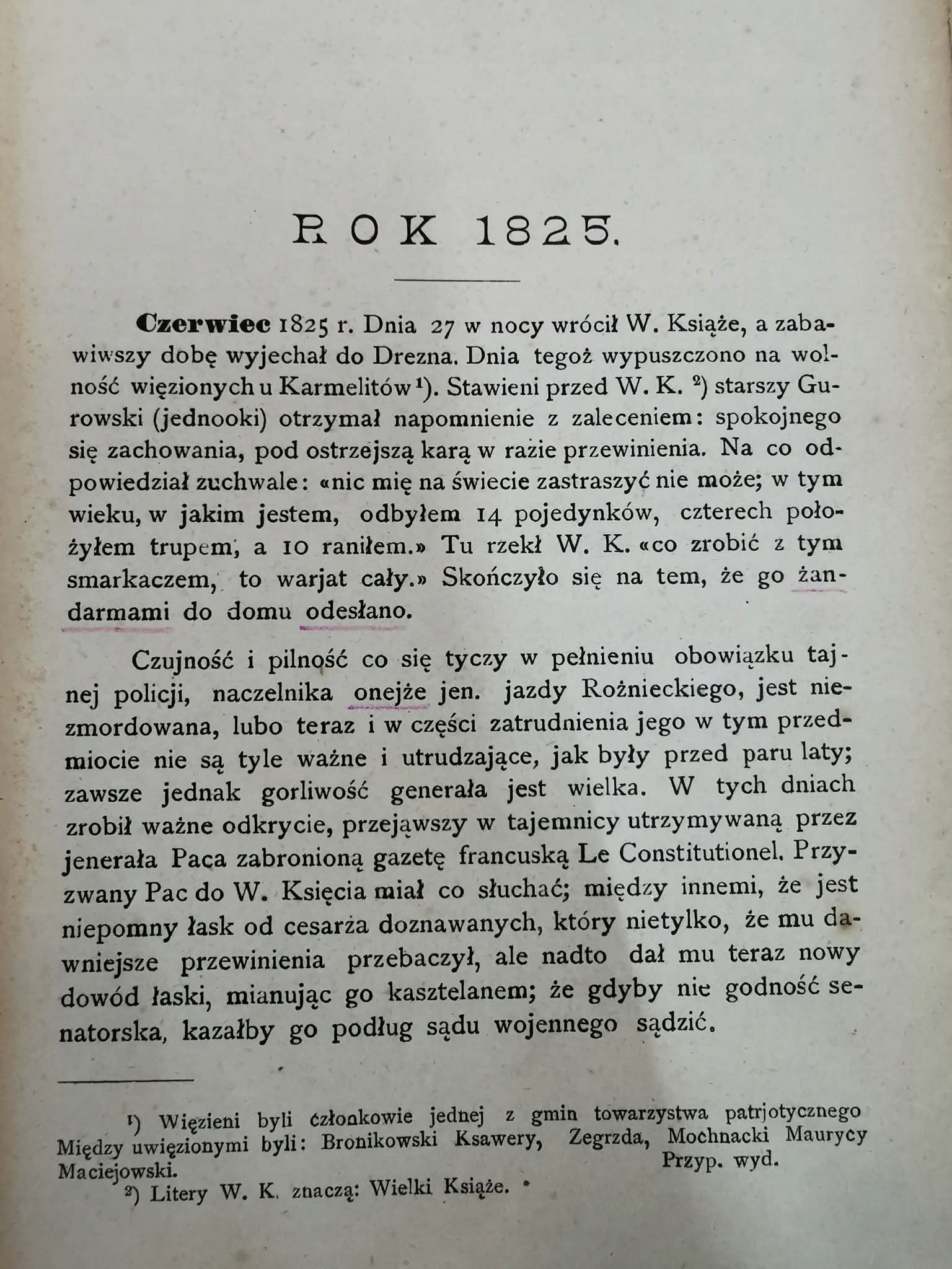 Zapiski z lat 1825-1831, T. Lipiński [Kraków 1883]