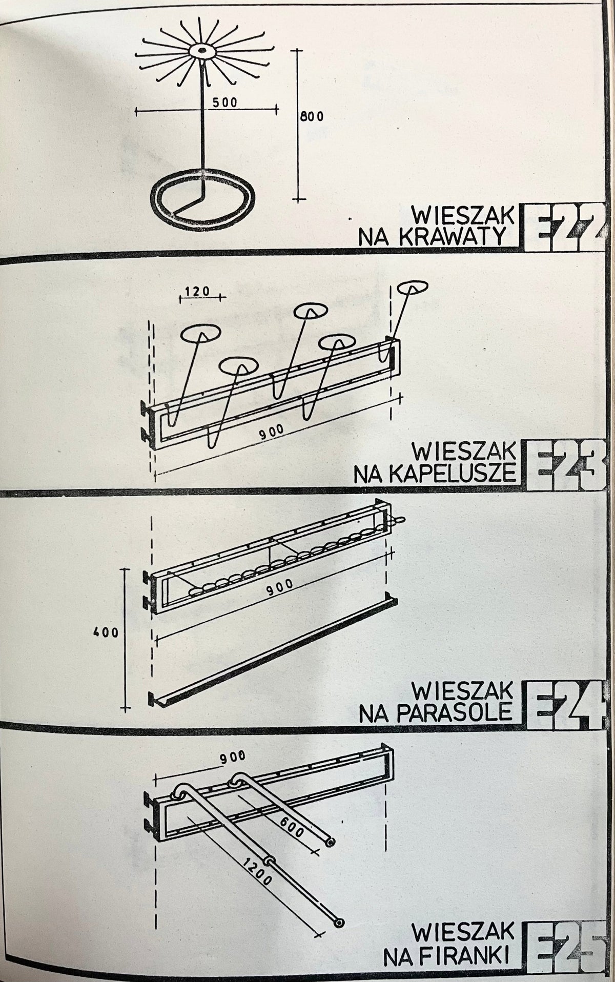 Zestaw 2 katalogów Urządzenia sklepowe Cz. I, II M-75 Katalog