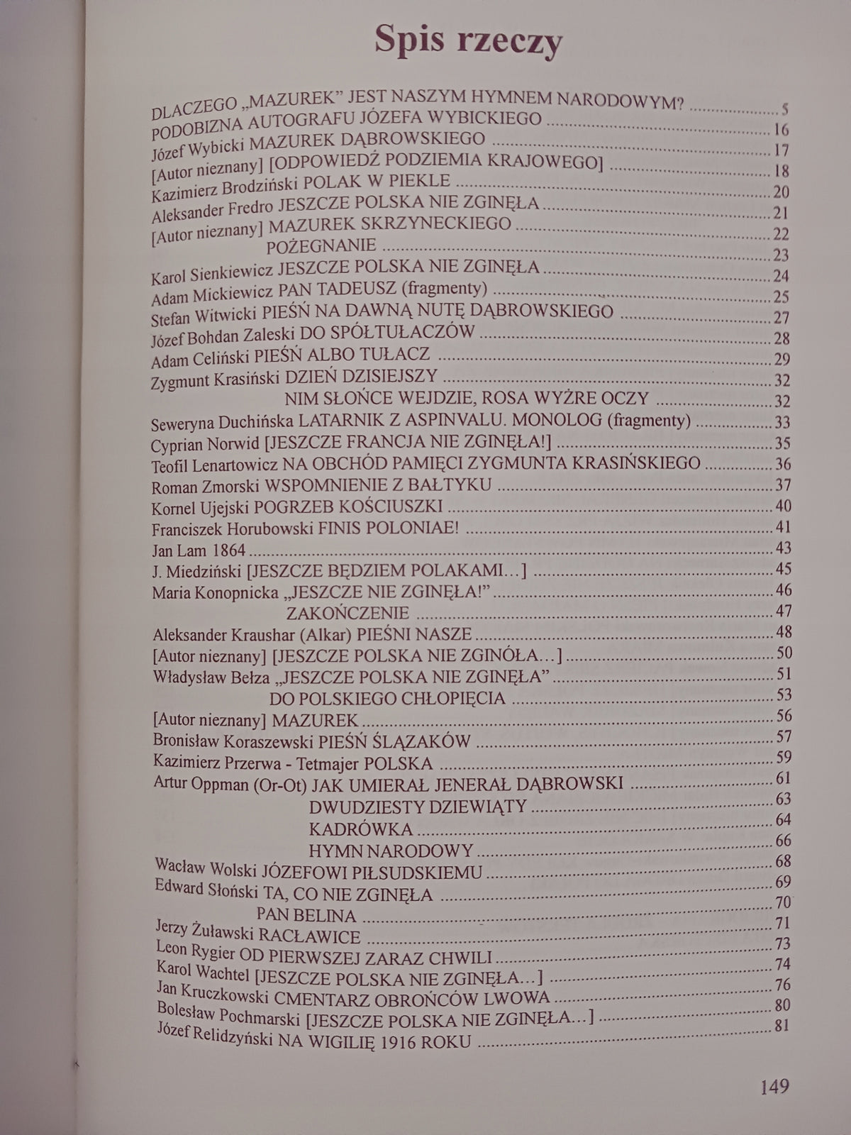 Dwieście lat mazurka w poezji polskiej Wojciech J. Podgórski [DEDYKACJA]
