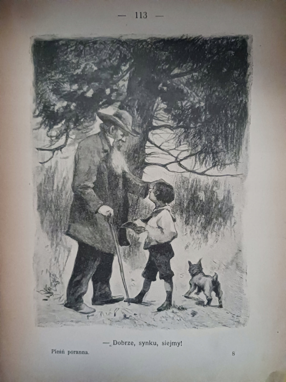 Pieśń poranna Jadwiga Warnkówna [wydanie z roku 1903] [RZADKIE]