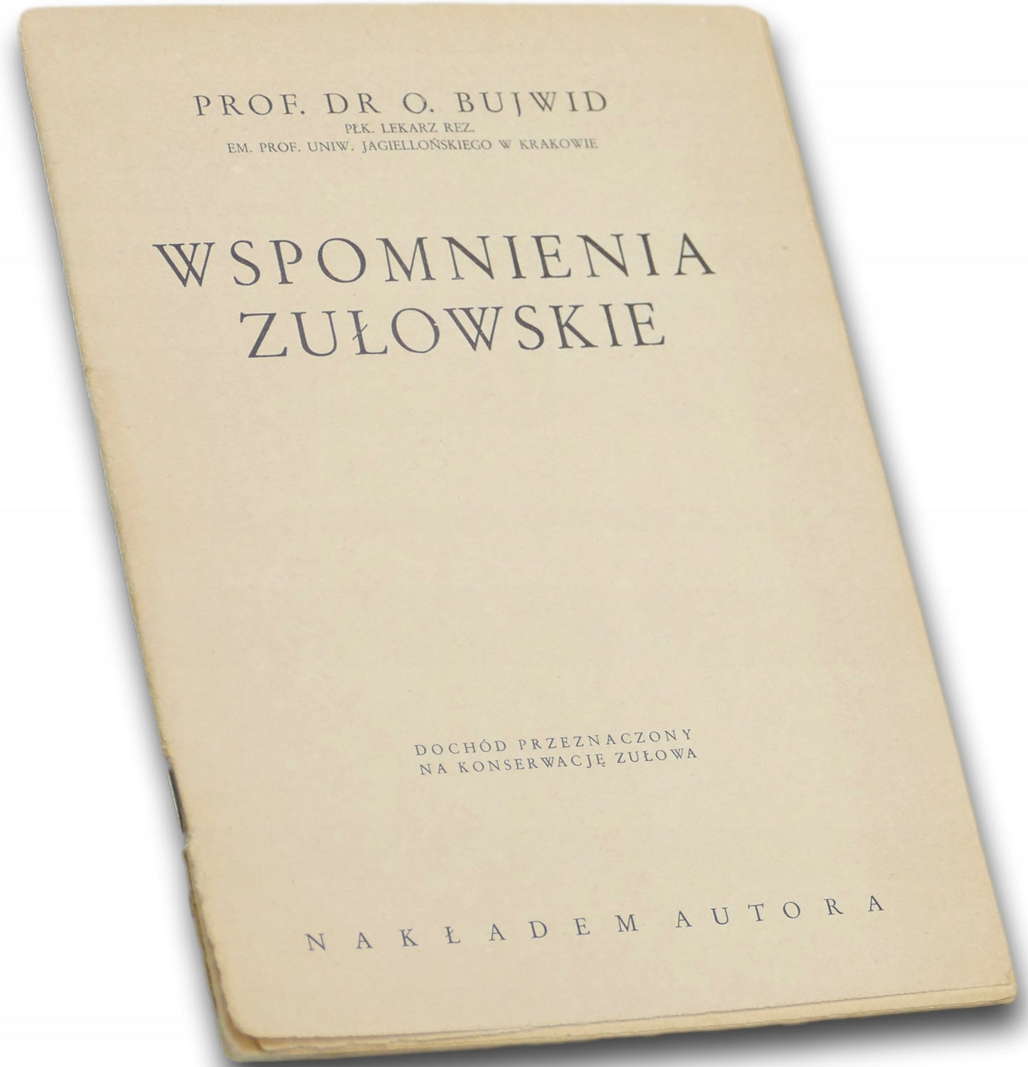 Wspomnienia zułowskie - O. Bujwid