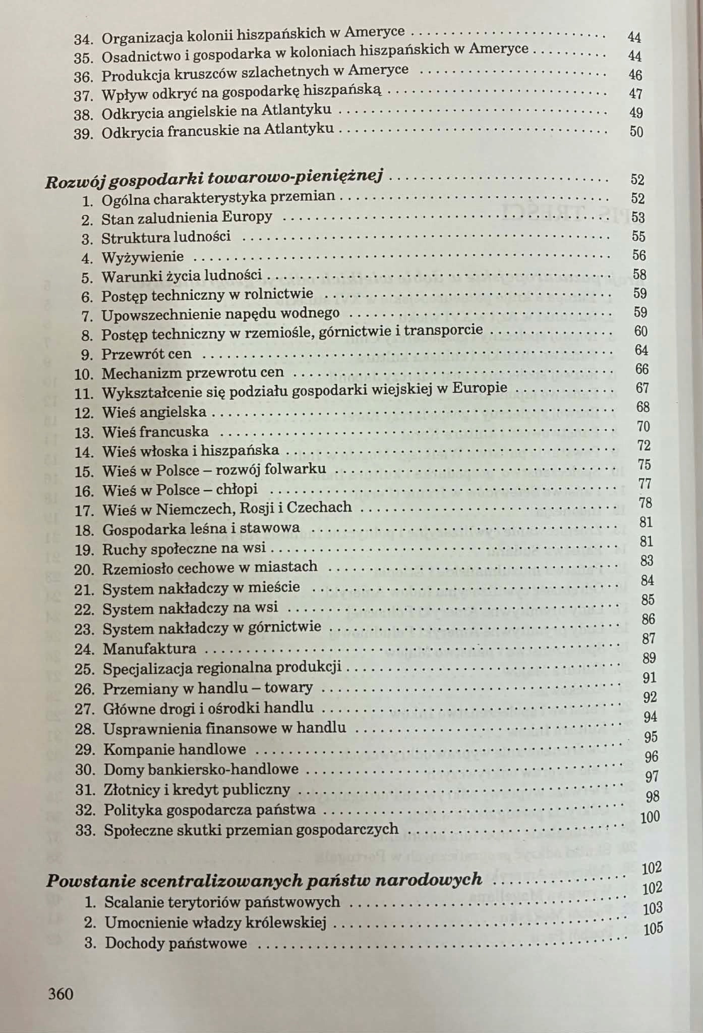 Historia powszechna Wiek XVI Andrzej Wyczański