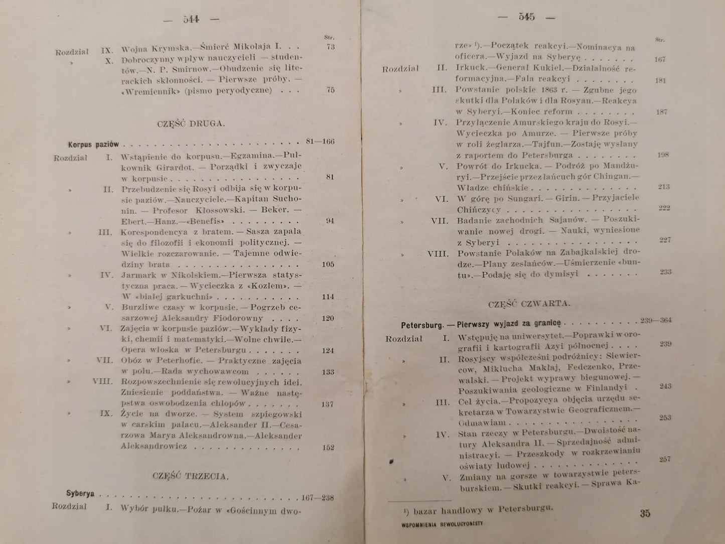 Wspomnienia Rewolucyonisty, P. Krapotkin [Lwów 1903]