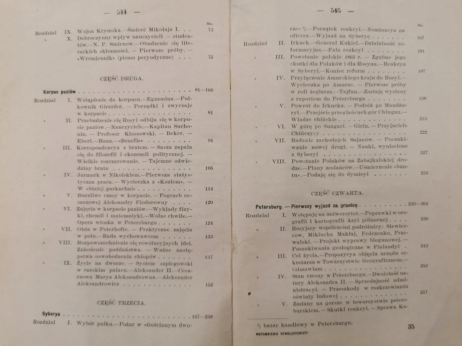 Wspomnienia Rewolucyonisty, P. Krapotkin [Lwów 1903]