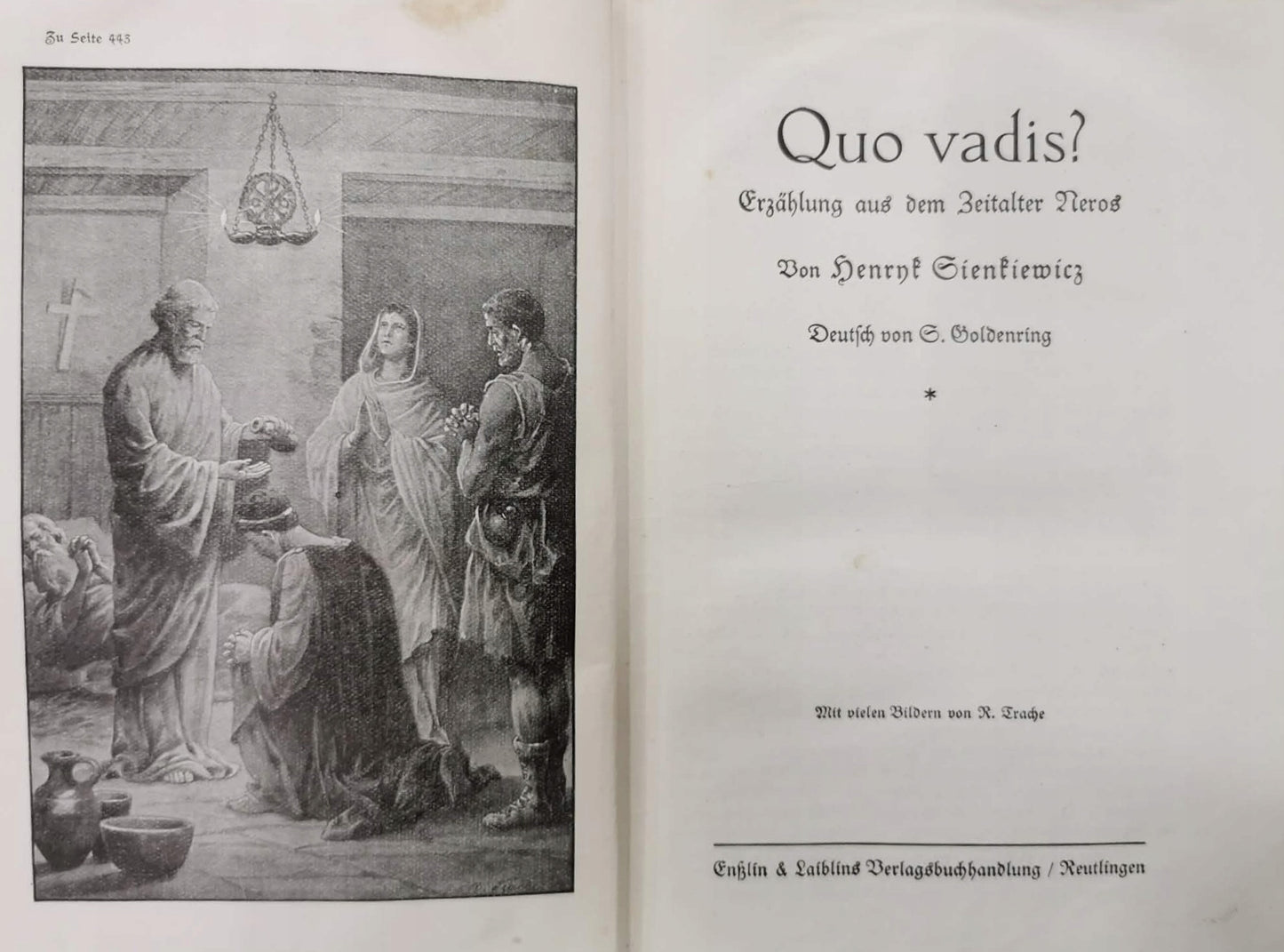 Quo Vadis. Historischer roman von Heinrich Sienkiewicz [c. 1921]