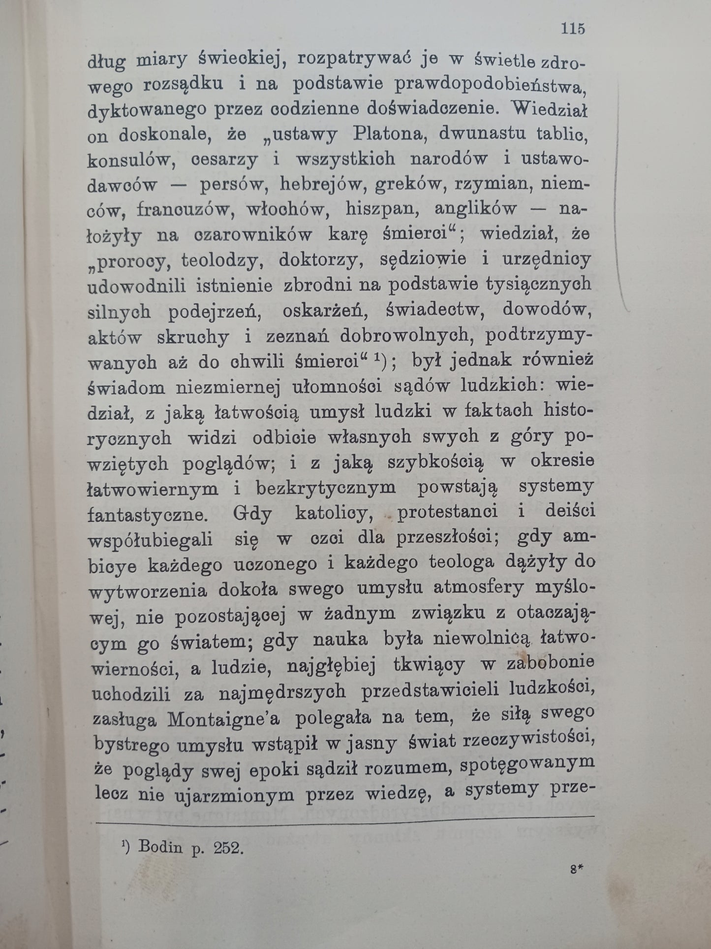 Dzieje wolnej myśli w Europie W. E. H. Lecky [wydanie z roku 1908]