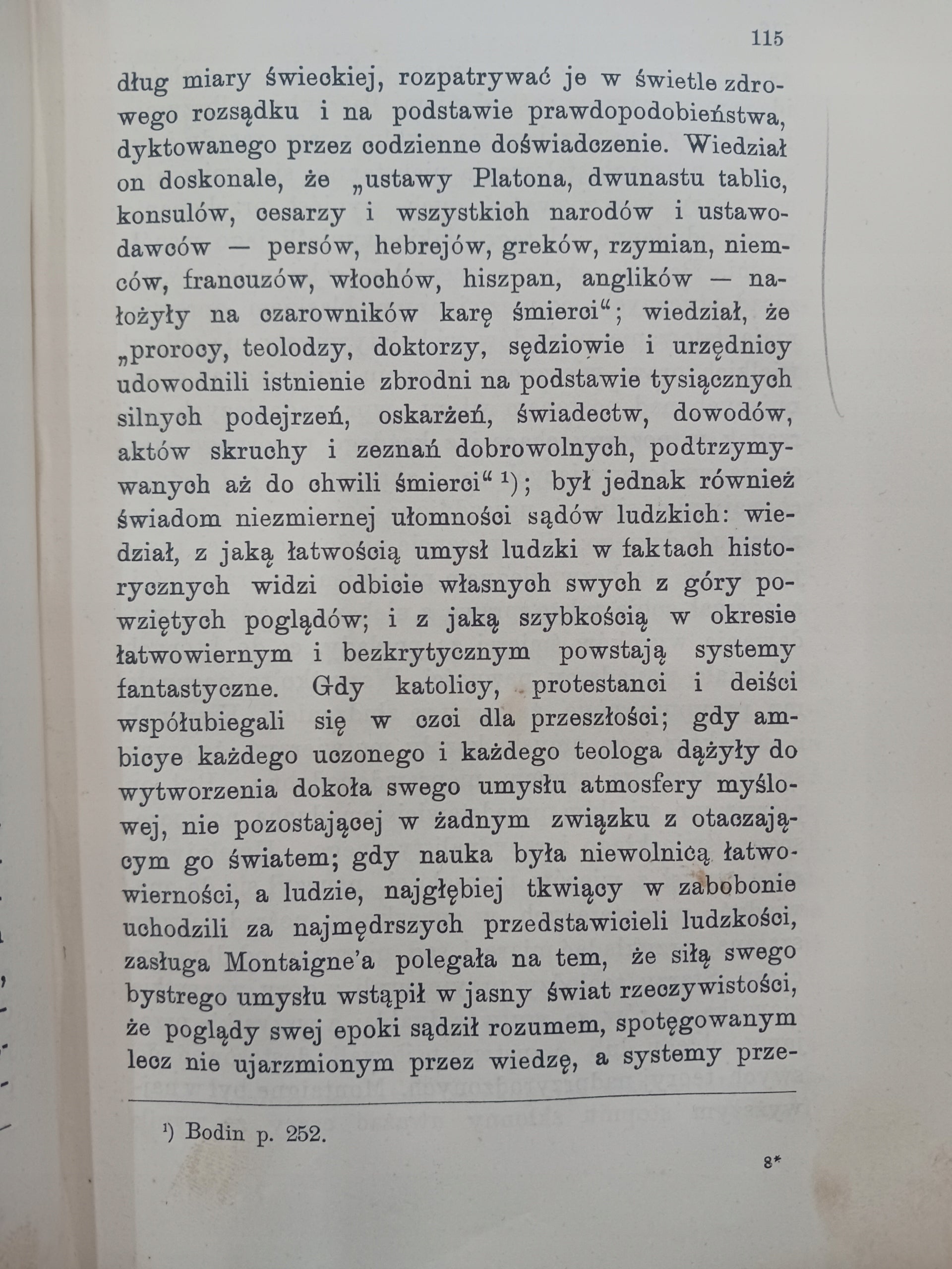 Dzieje wolnej myśli w Europie W. E. H. Lecky [wydanie z roku 1908]