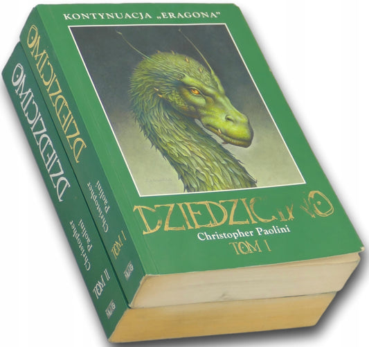 Dziedzictwo Tom I, II Christopher Paolini (Zestaw 2 książek)