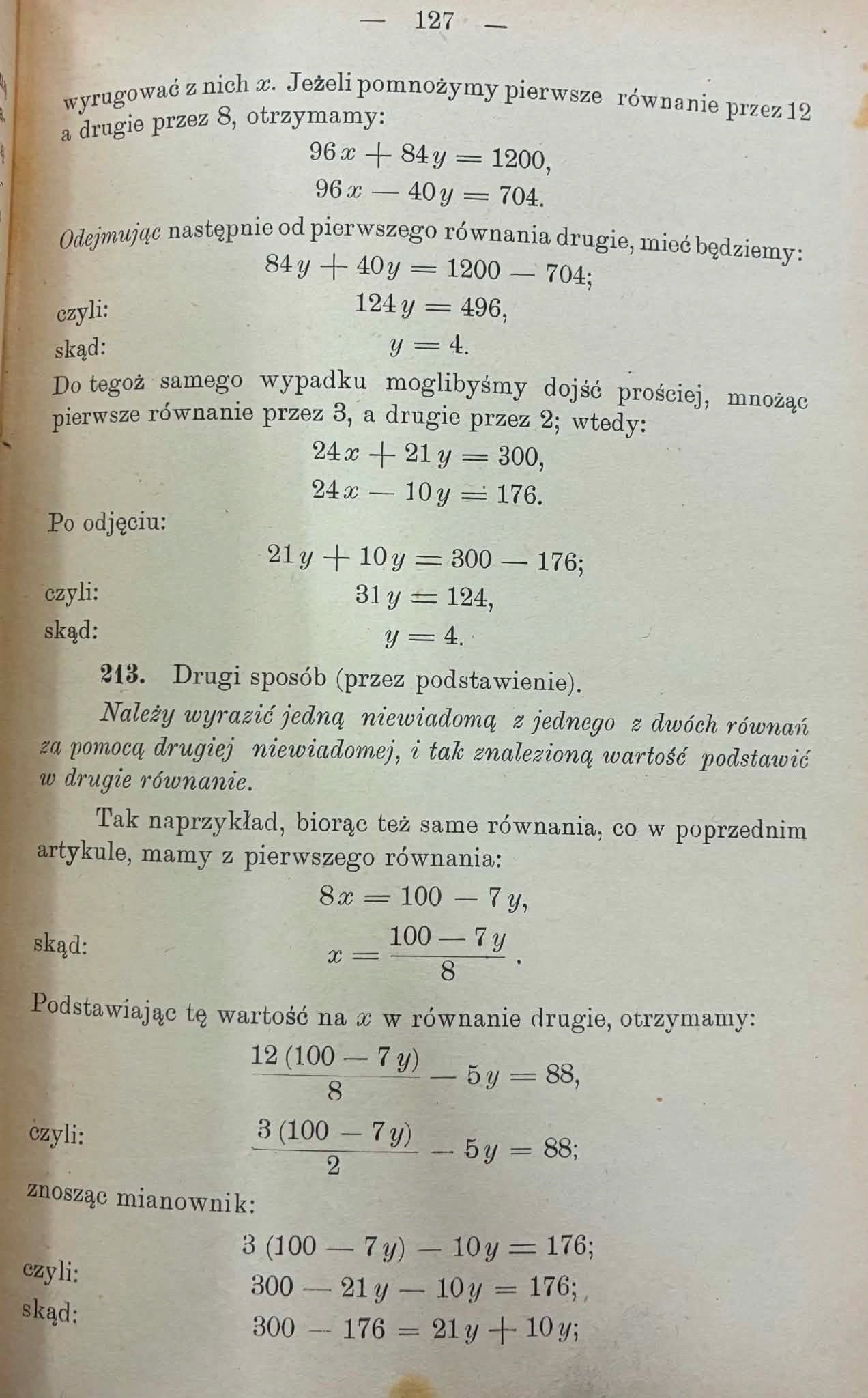Algebra początkowa Isaac Todhunter [Gebethner i Wolff][1907]