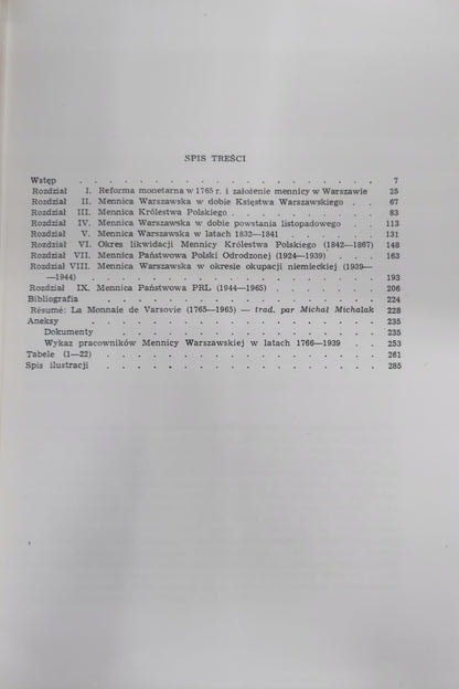 Mennica warszawska, Władysław Terlecki