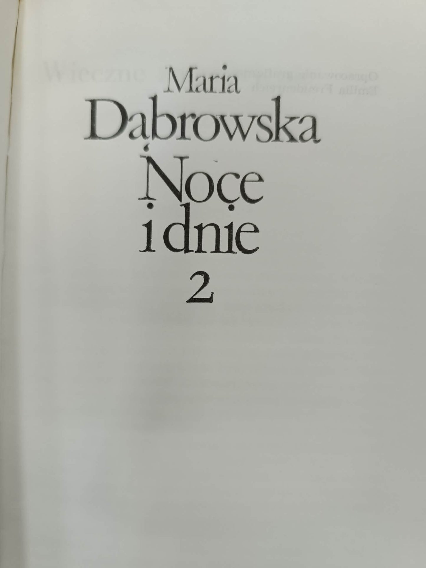 Noce i dnie, T.1-5, Maria Dąbrowska