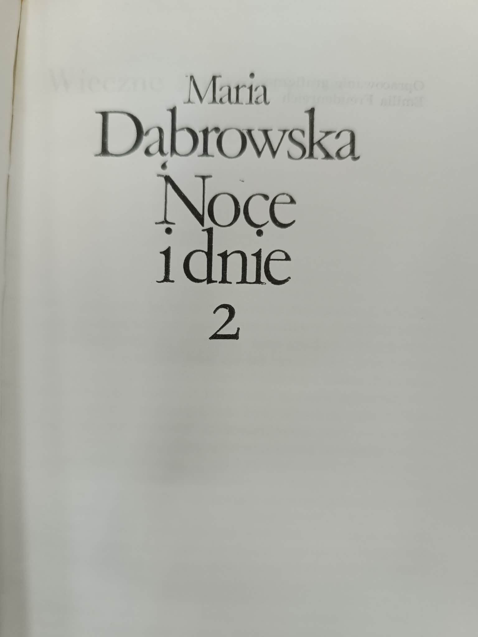 Noce i dnie, T.1-5, Maria Dąbrowska