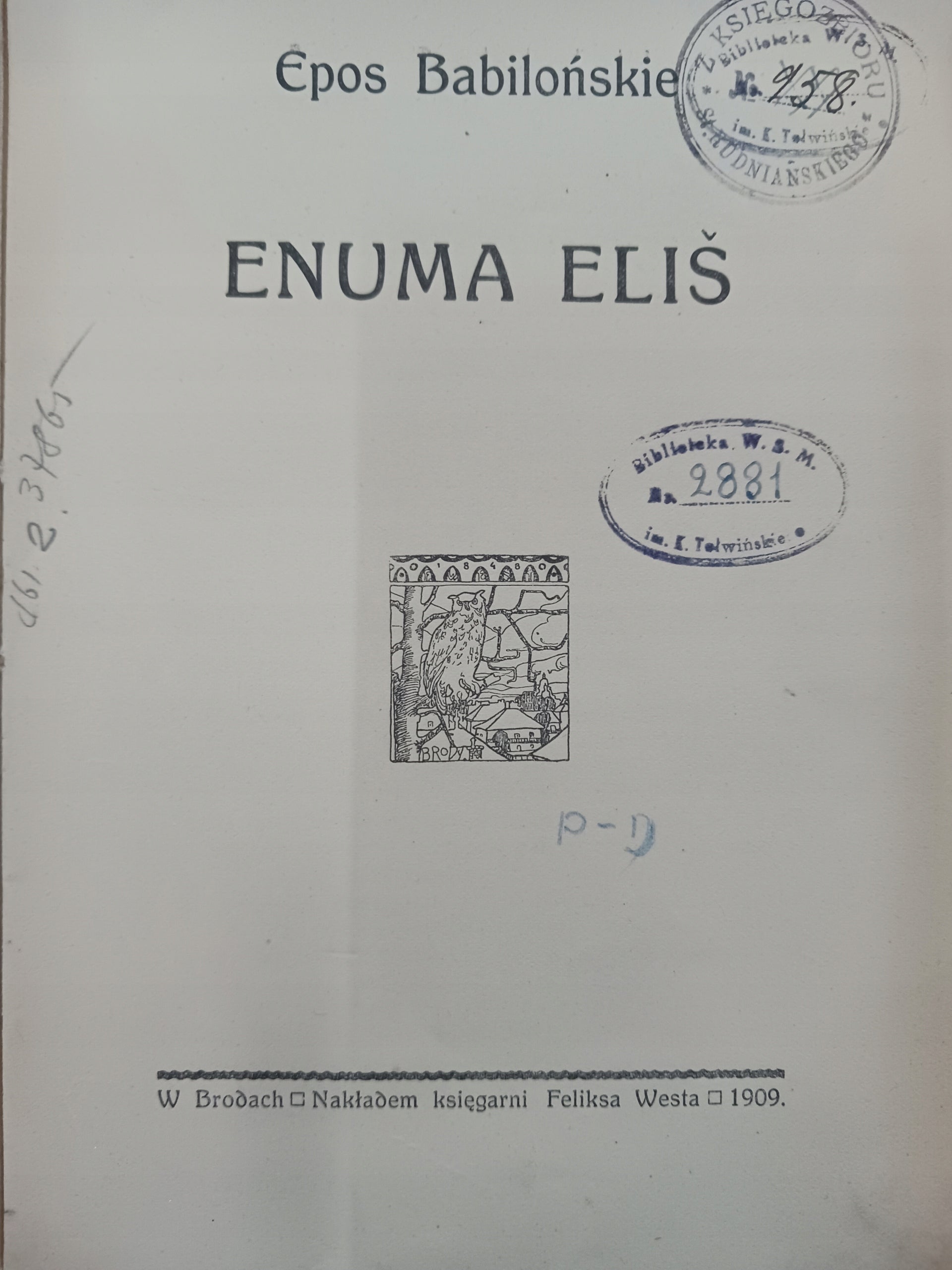 Zbiór arcydzieł poezyi epickiej ułożył A.Lange Tomy I-III [wydanie 1909 r.]