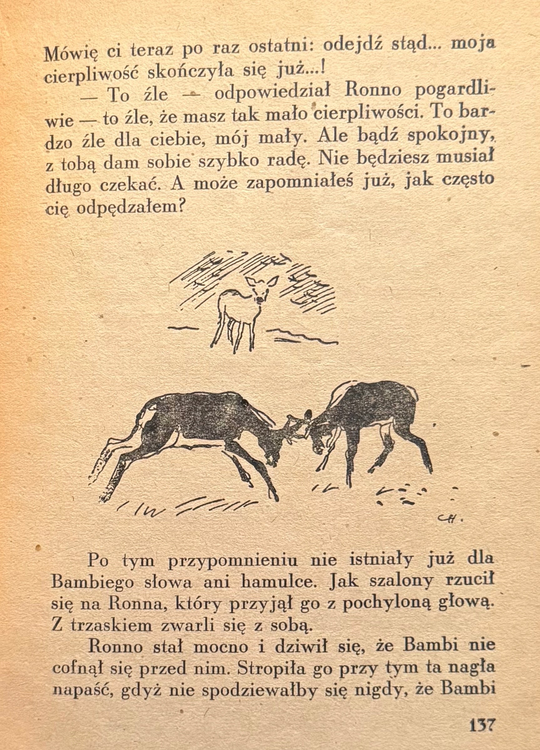 Bambi Opowieść leśna Feliks Salten [1946] [il. Charlie]