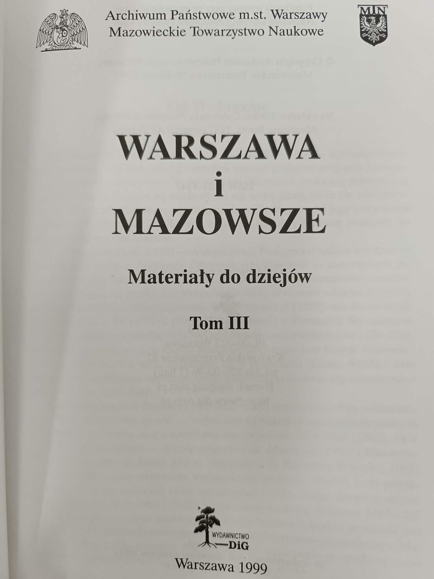 Warszawa i Mazowsze x2 T. III, IV, Praca zbiorowa