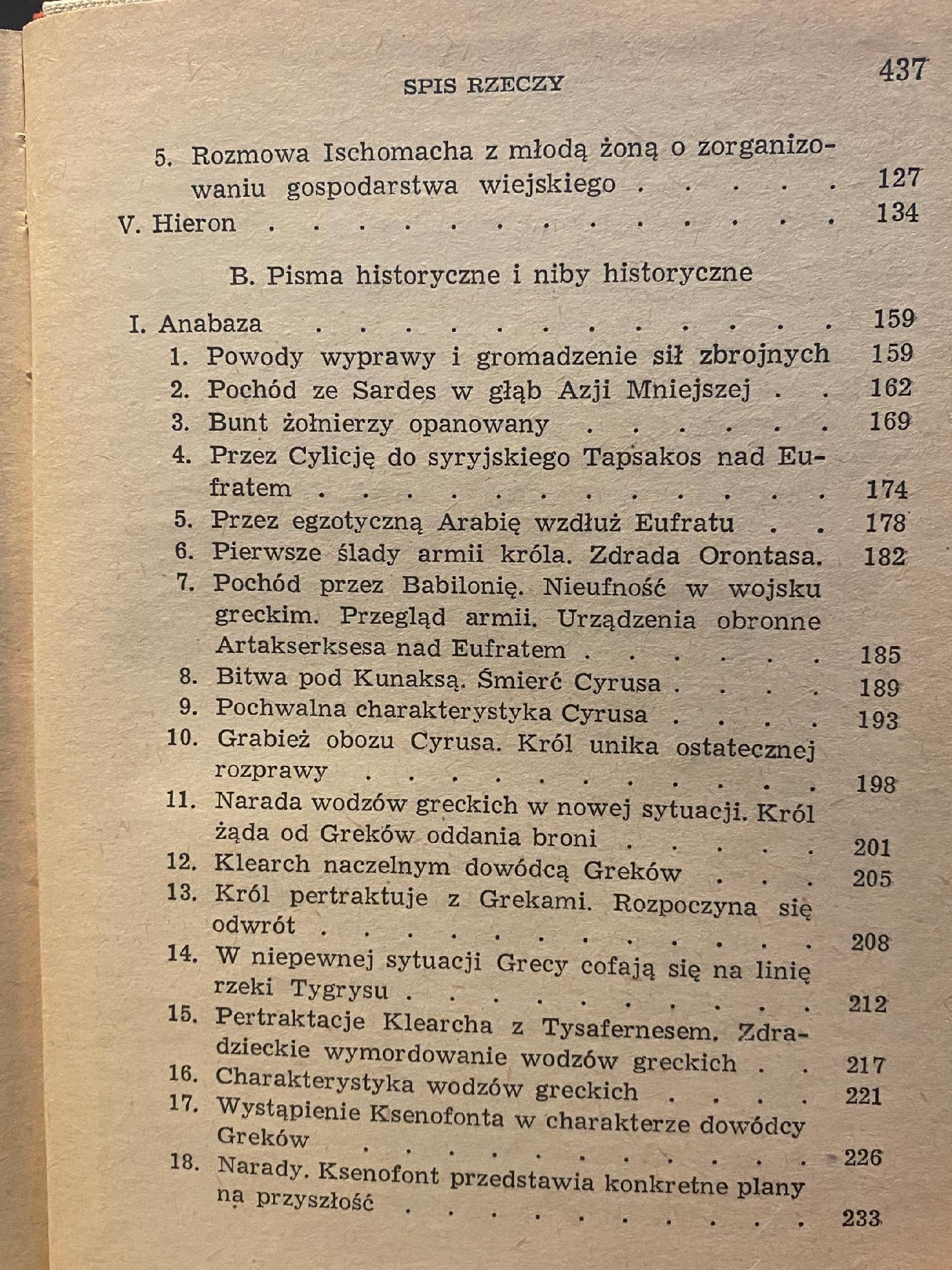 Wybór pism Ksenofont