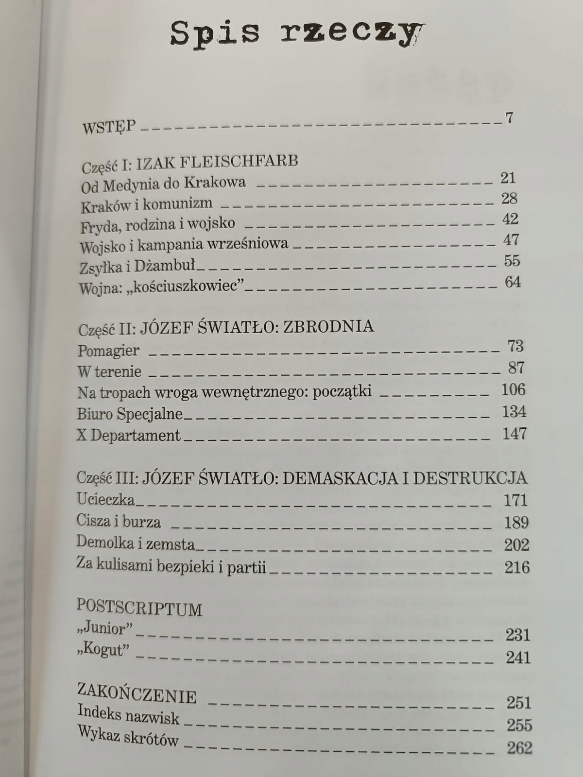 Trzy twarze Józefa Światły, Andrzej Paczkowski